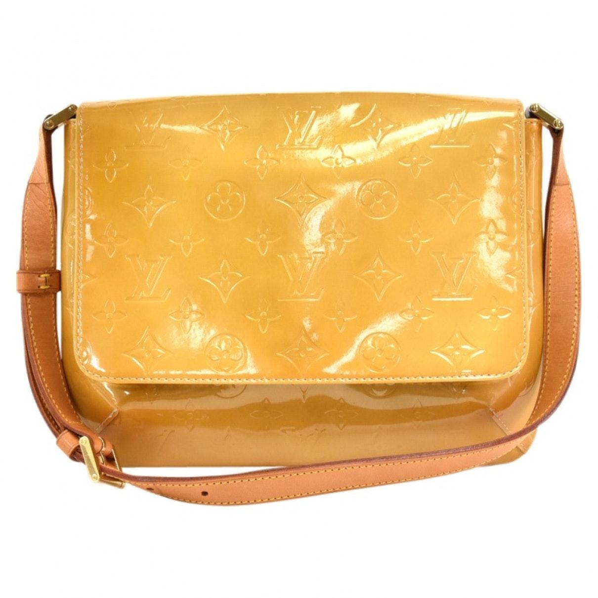 Louis Vuitton Thompson Yellow Patent Leather in Yellow - Lyst