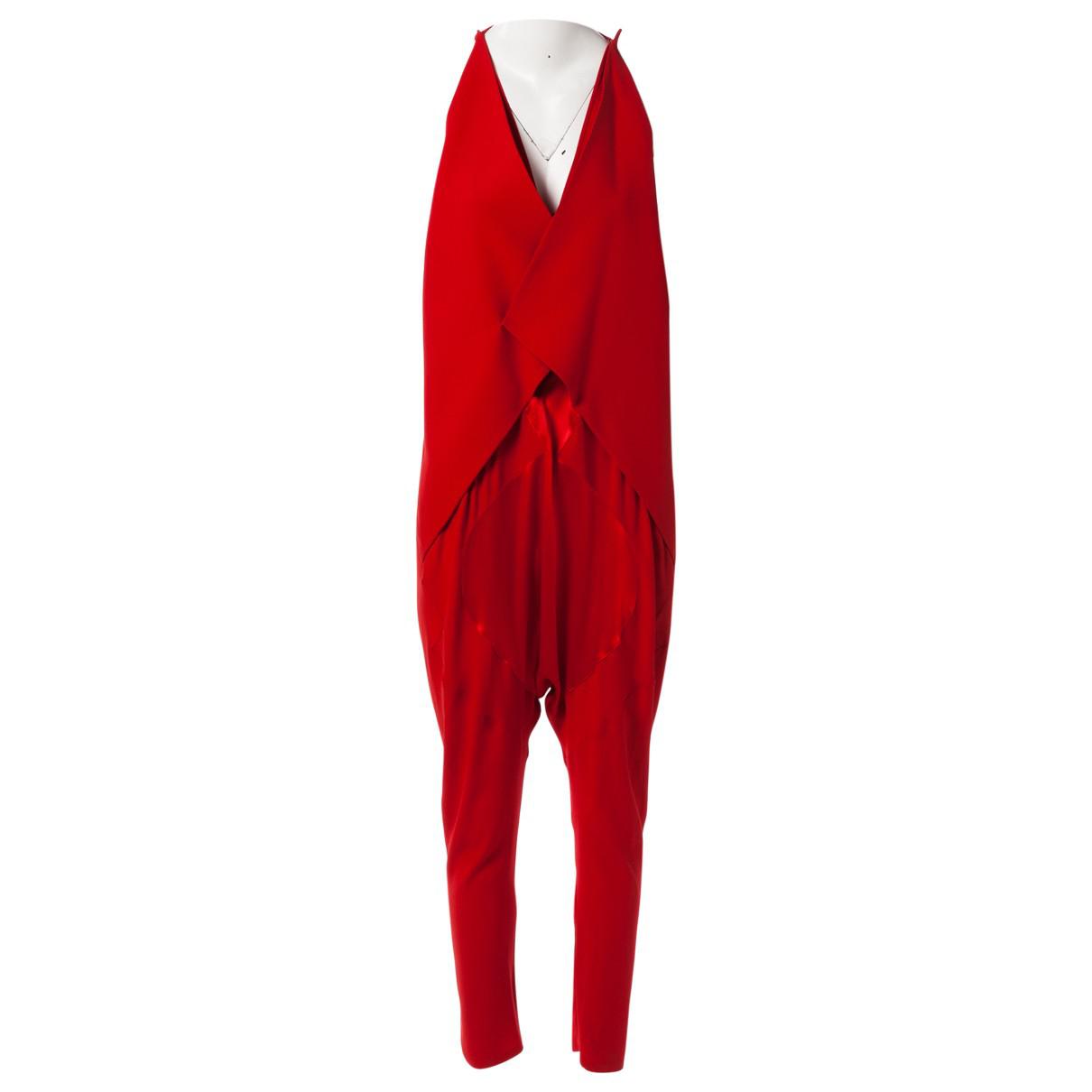 givenchy jumpsuit red