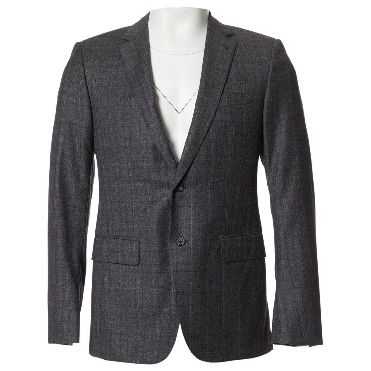 Louis Vuitton Wool Jacket in Grey (Gray) for Men - Lyst