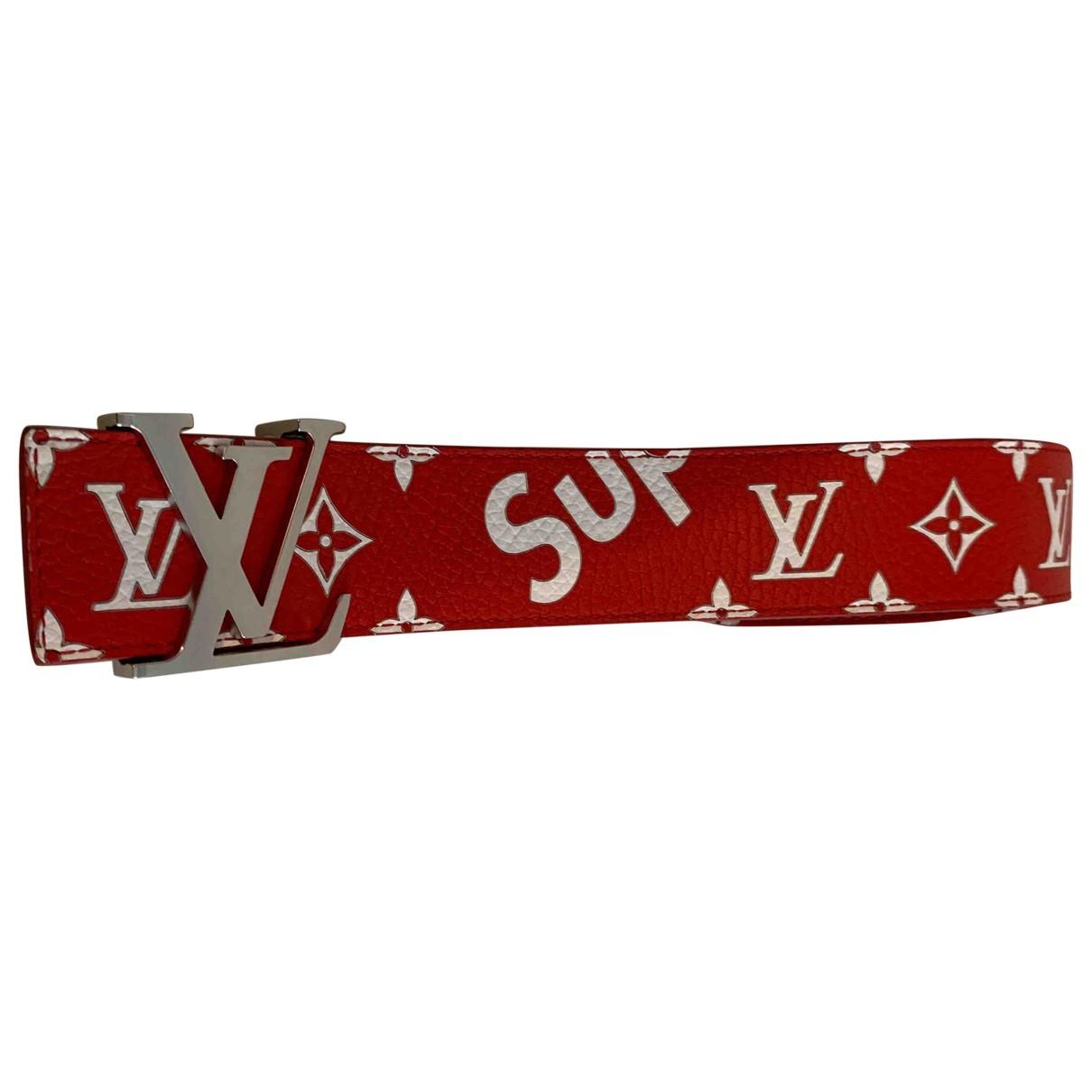 mens red louis vuitton belt