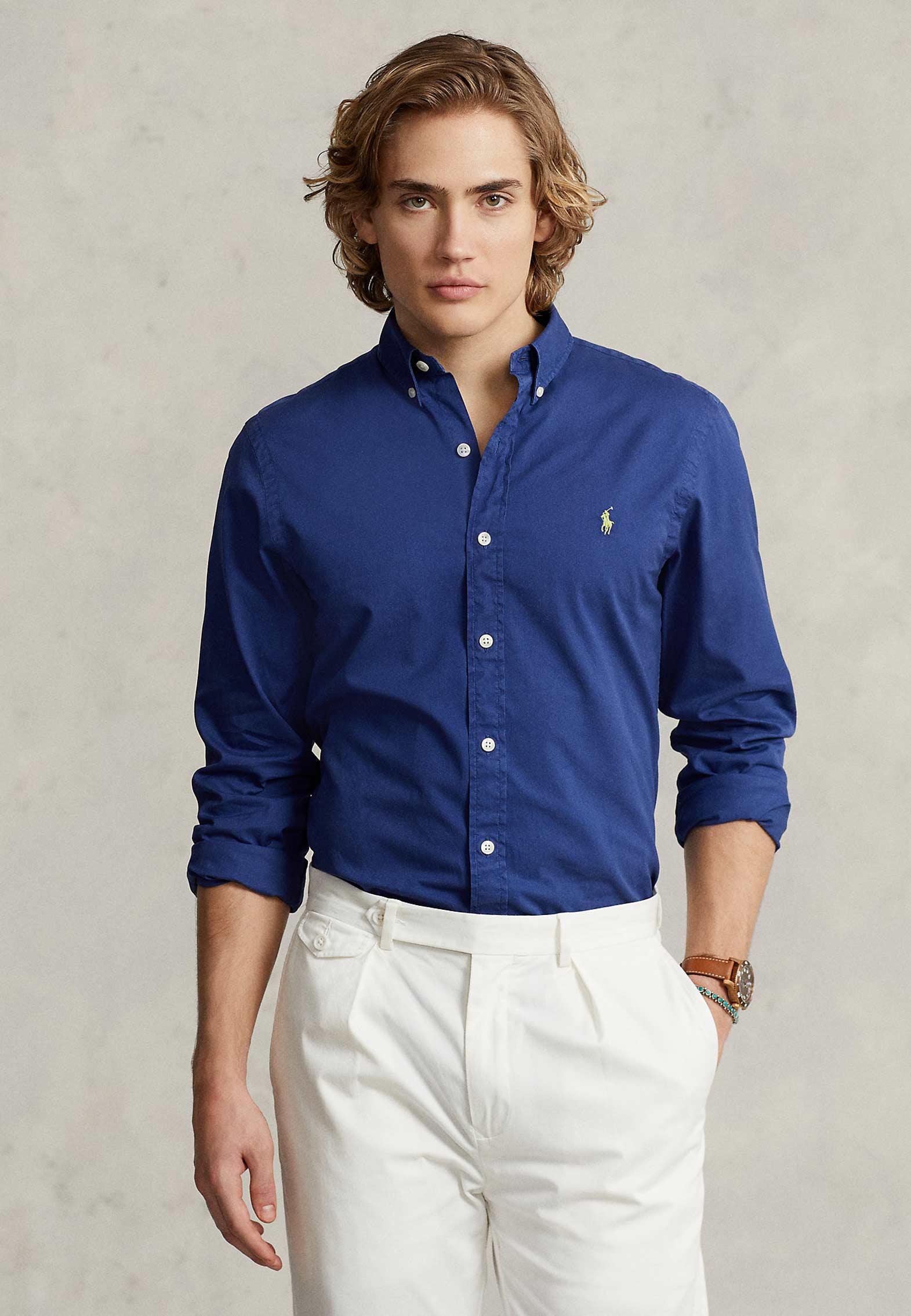 Polo Ralph Lauren Pole Ralph Lauren Royal Navy Shirt in Blue for Men | Lyst