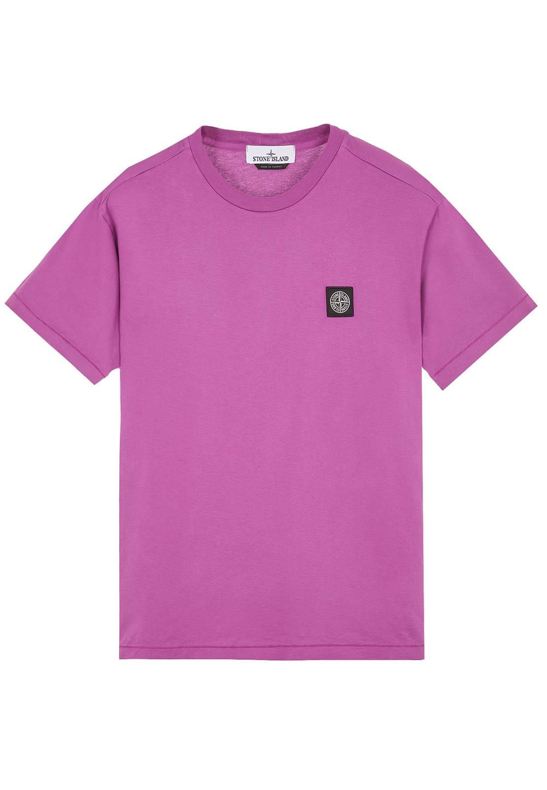 Stone Island T-shirt Magenta in Pink for Men | Lyst