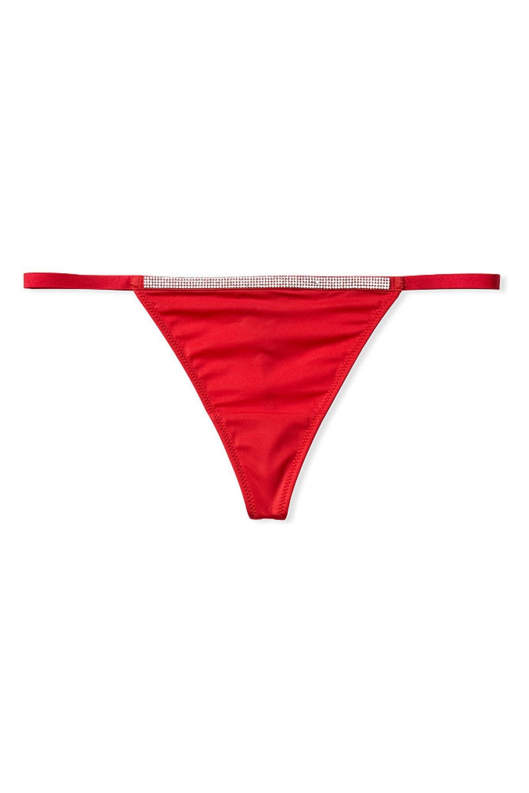 Victoria's Secret Shine G String Knickers in Red | Lyst UK