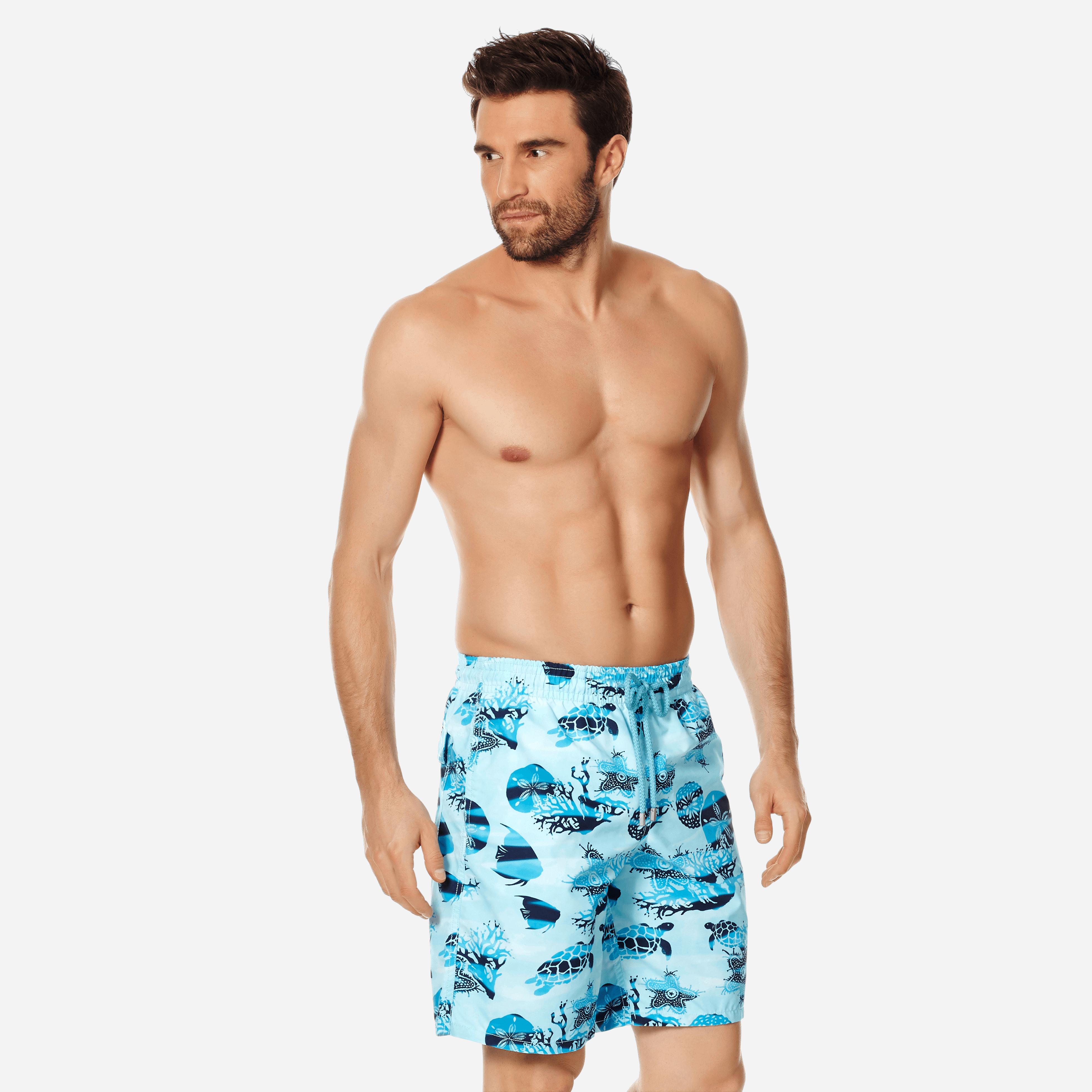 Vilebrequin Synthetic Men Swimwear Long Ocean Currents in Blue for Men ...