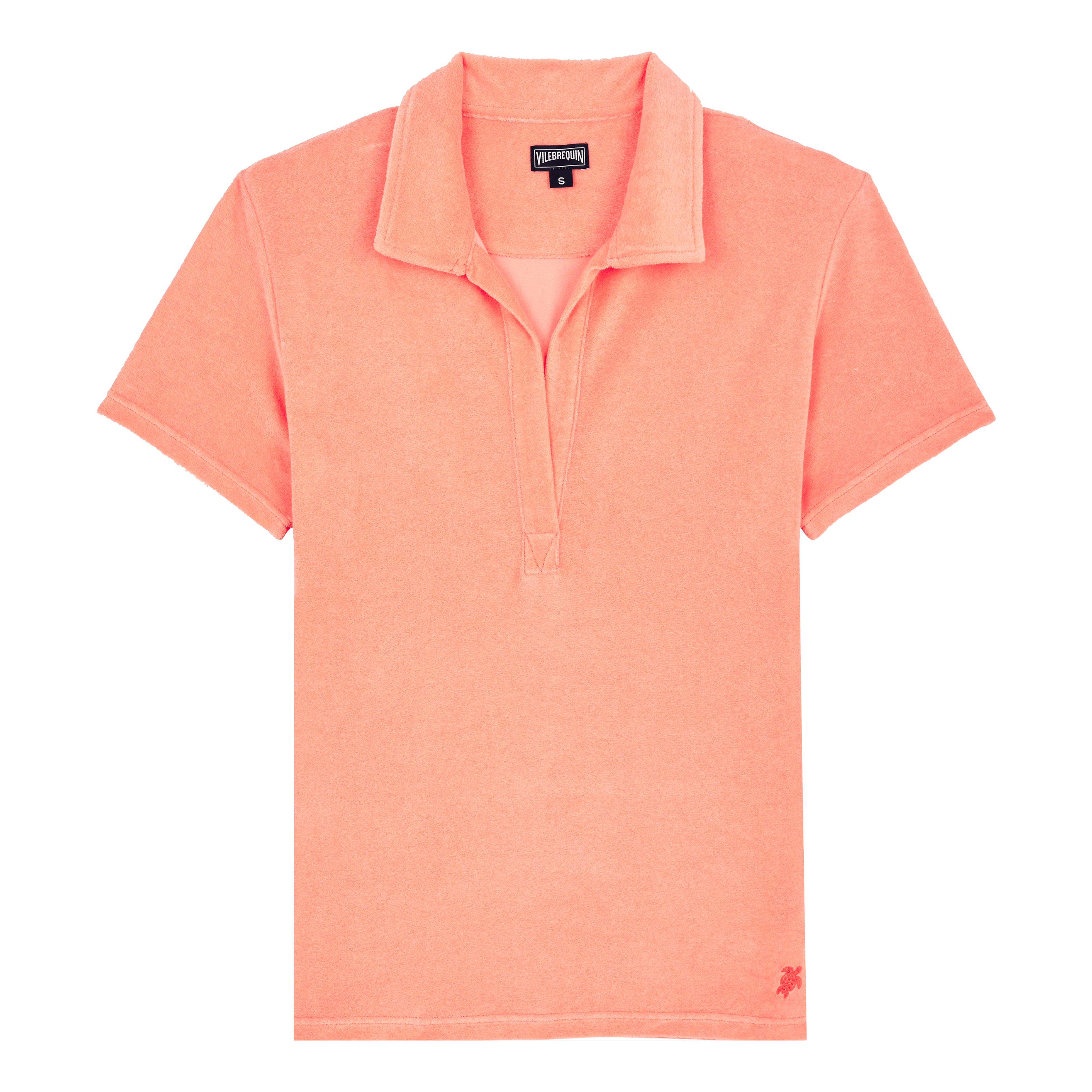 Vilebrequin Cotton Women Terry Cloth Polo Shirt Solid in Pink - Lyst