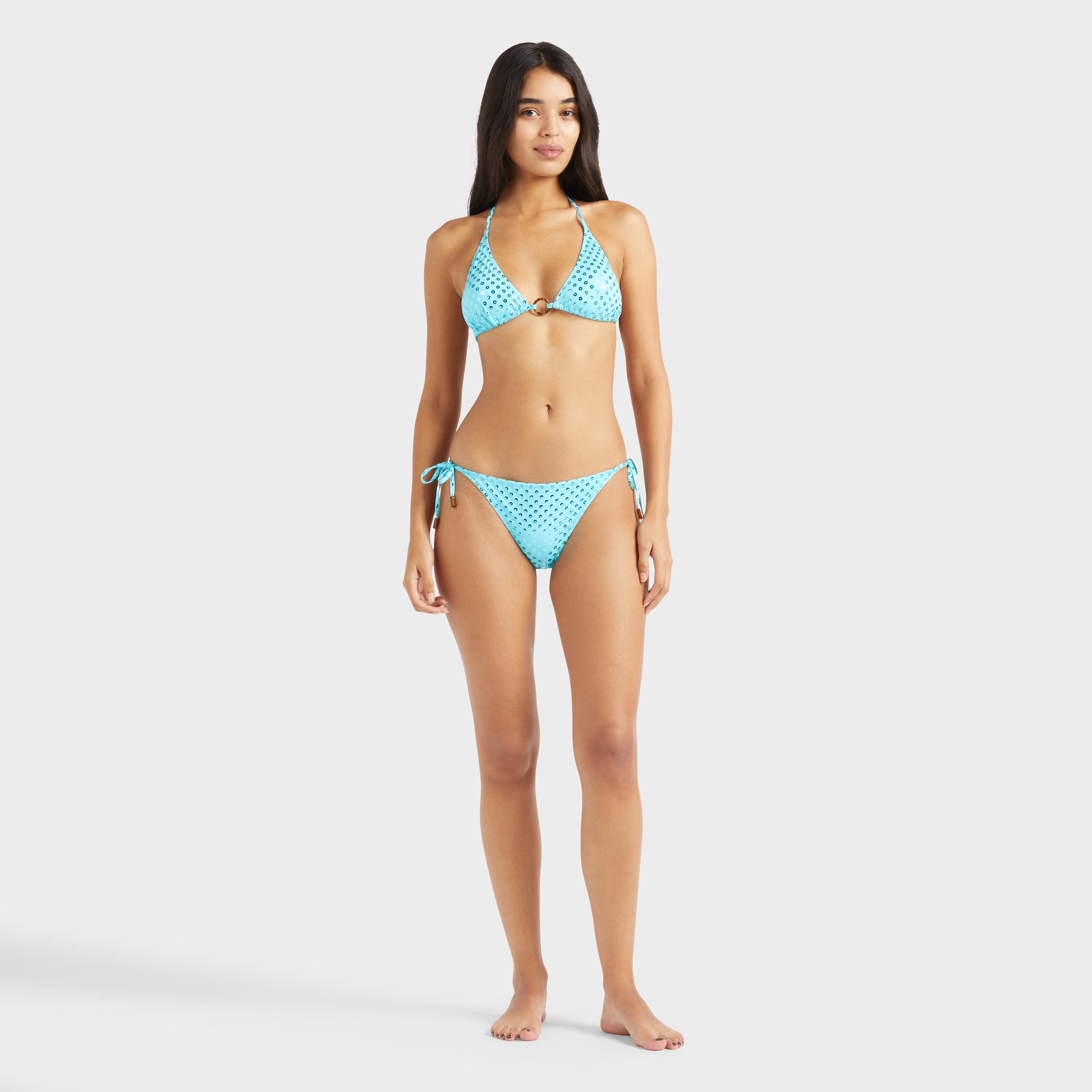 Women Bustier One-piece Swimsuit Relief Sparkling | Vilebrequin