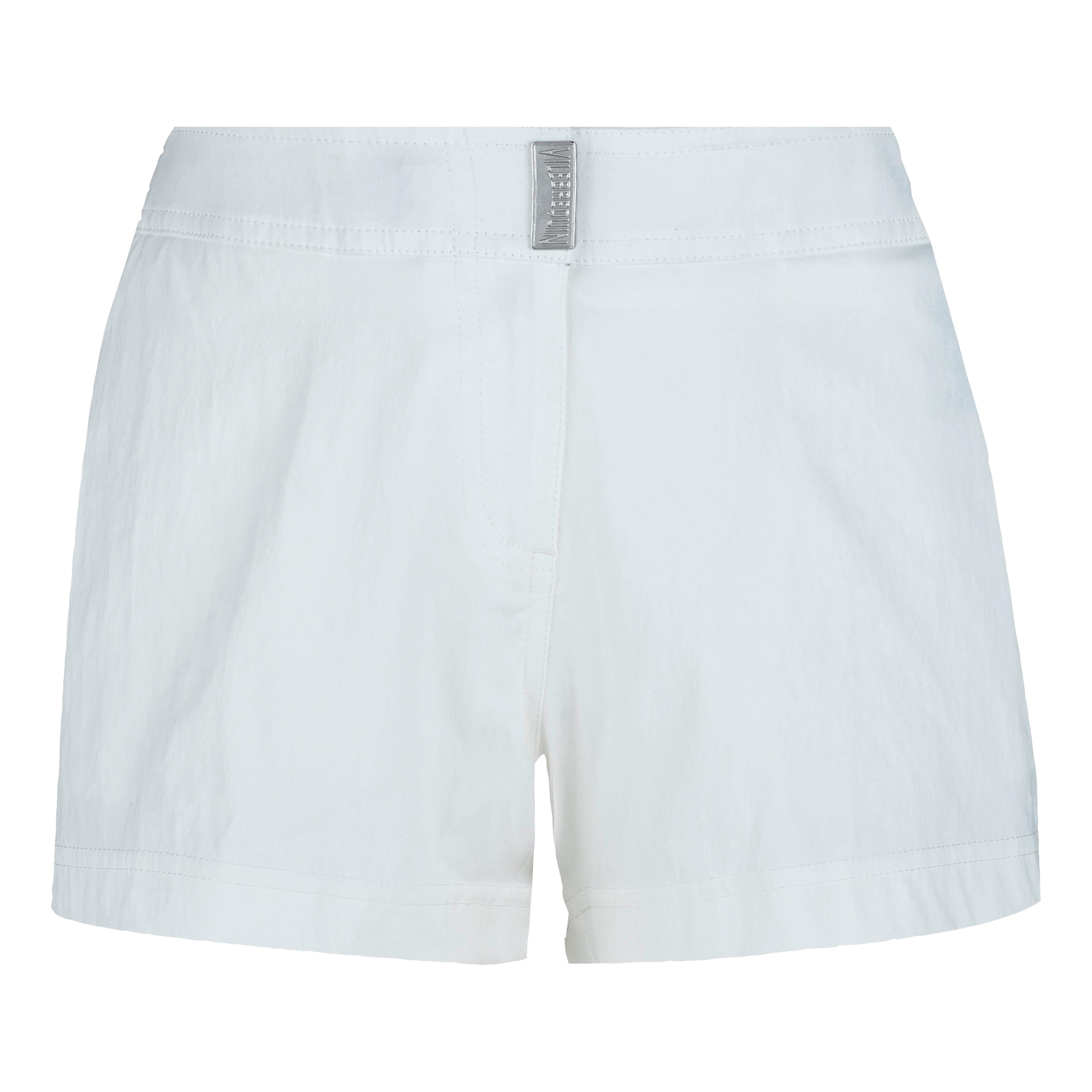 white swimming shorts womens
