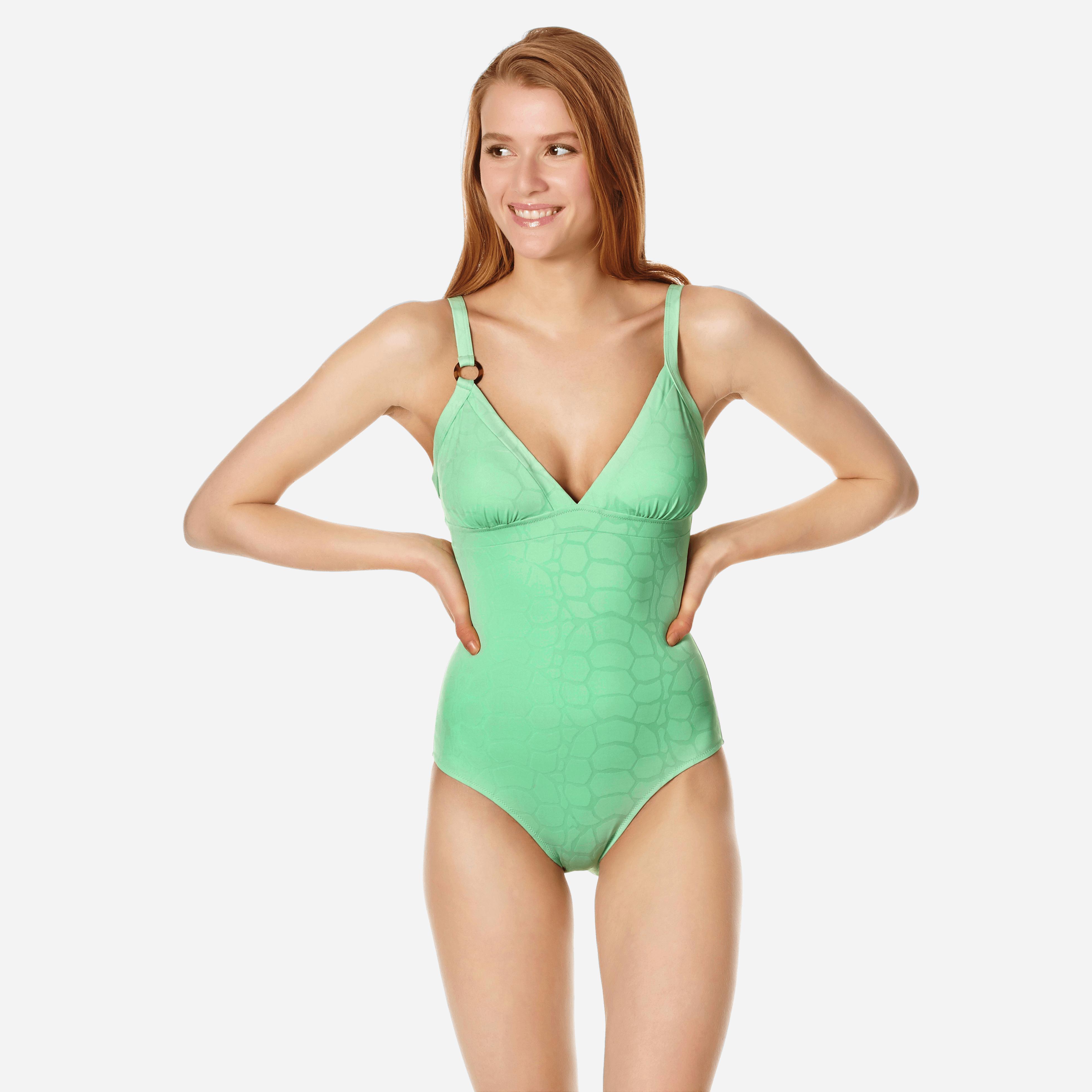 triangle one piece swimsuit