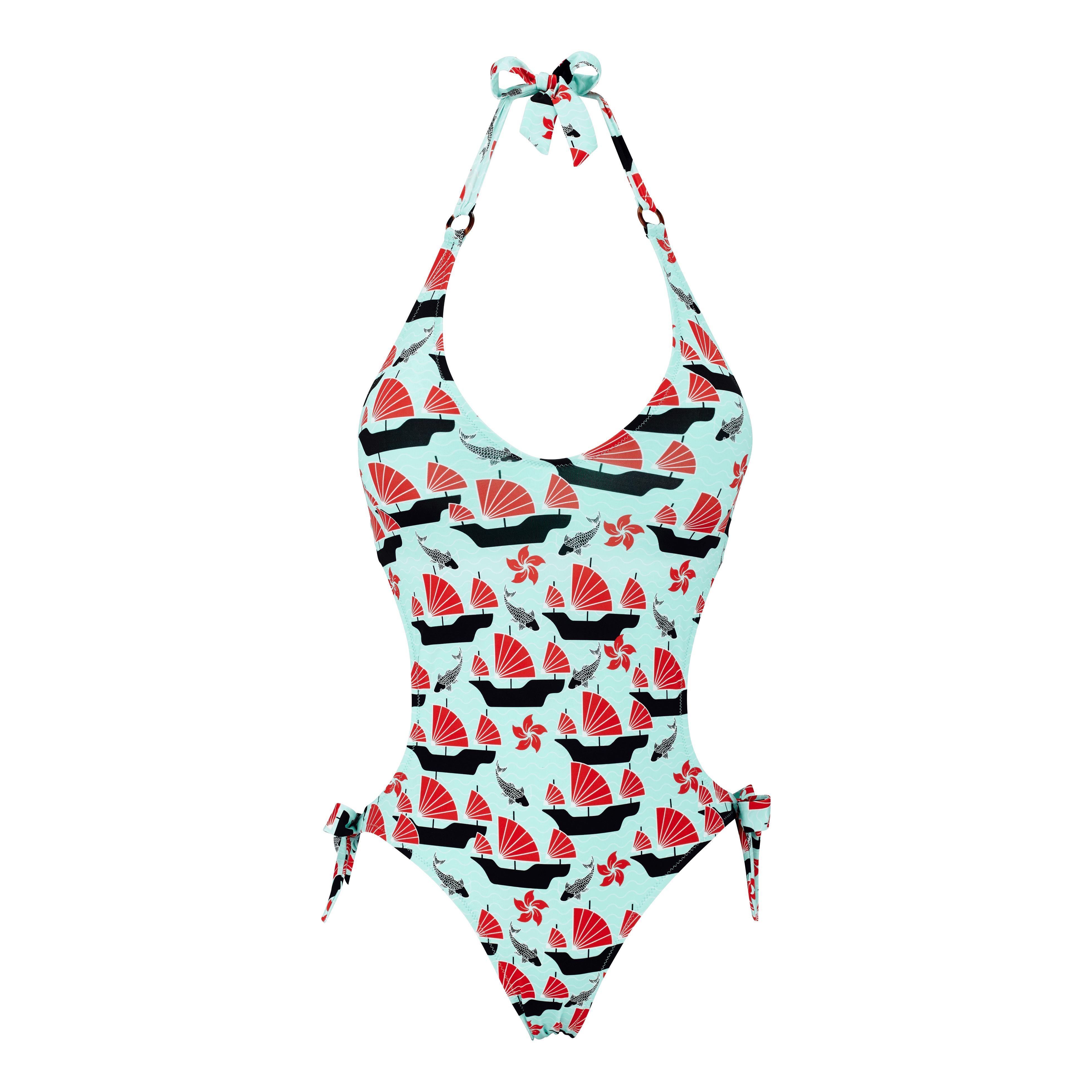 Vilebrequin Synthetic Women Trikini One Piece Swimsuit Hong Kong in Green Lyst