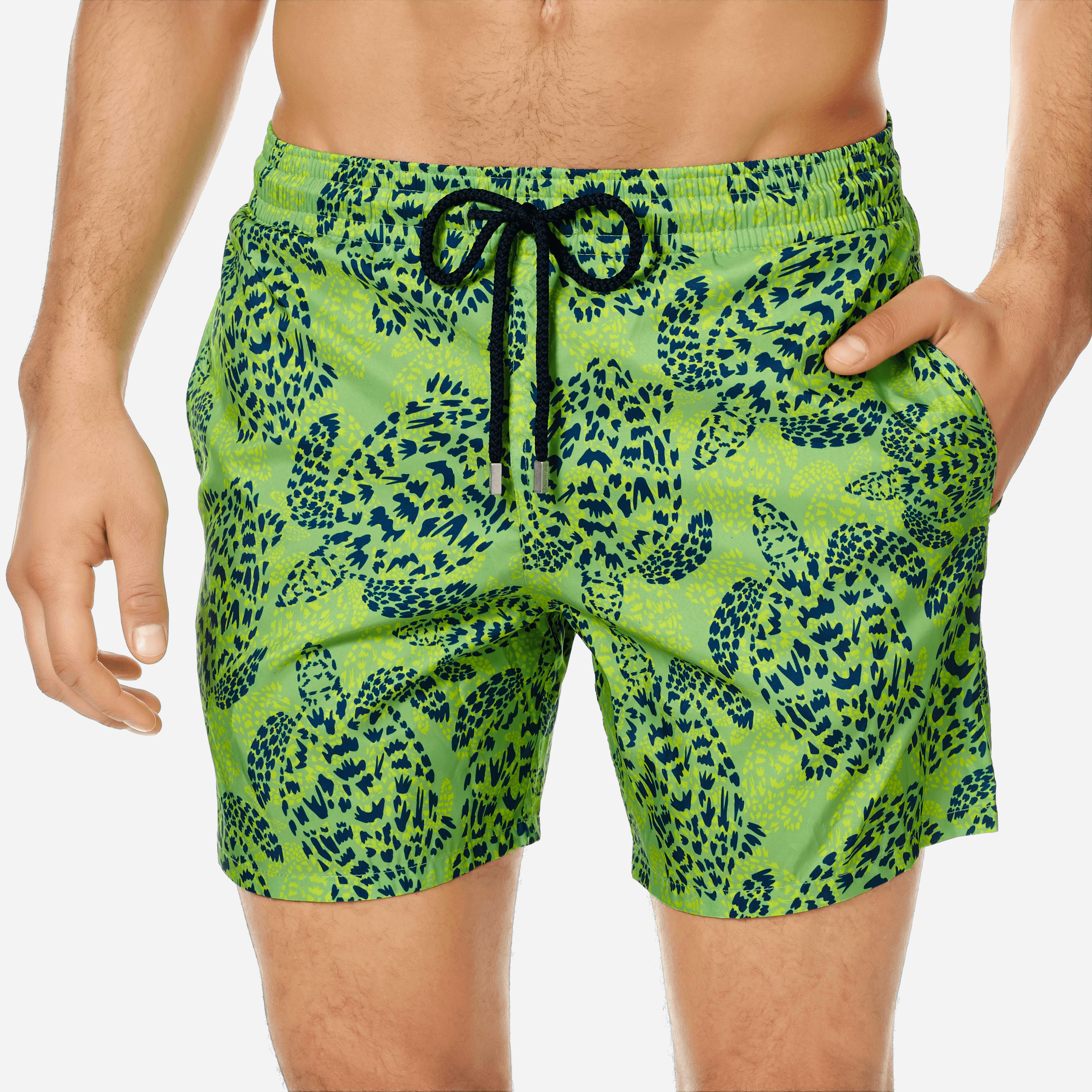 Vilebrequin Rubber Men Swim Trunks Ultralight And Packable Jungle