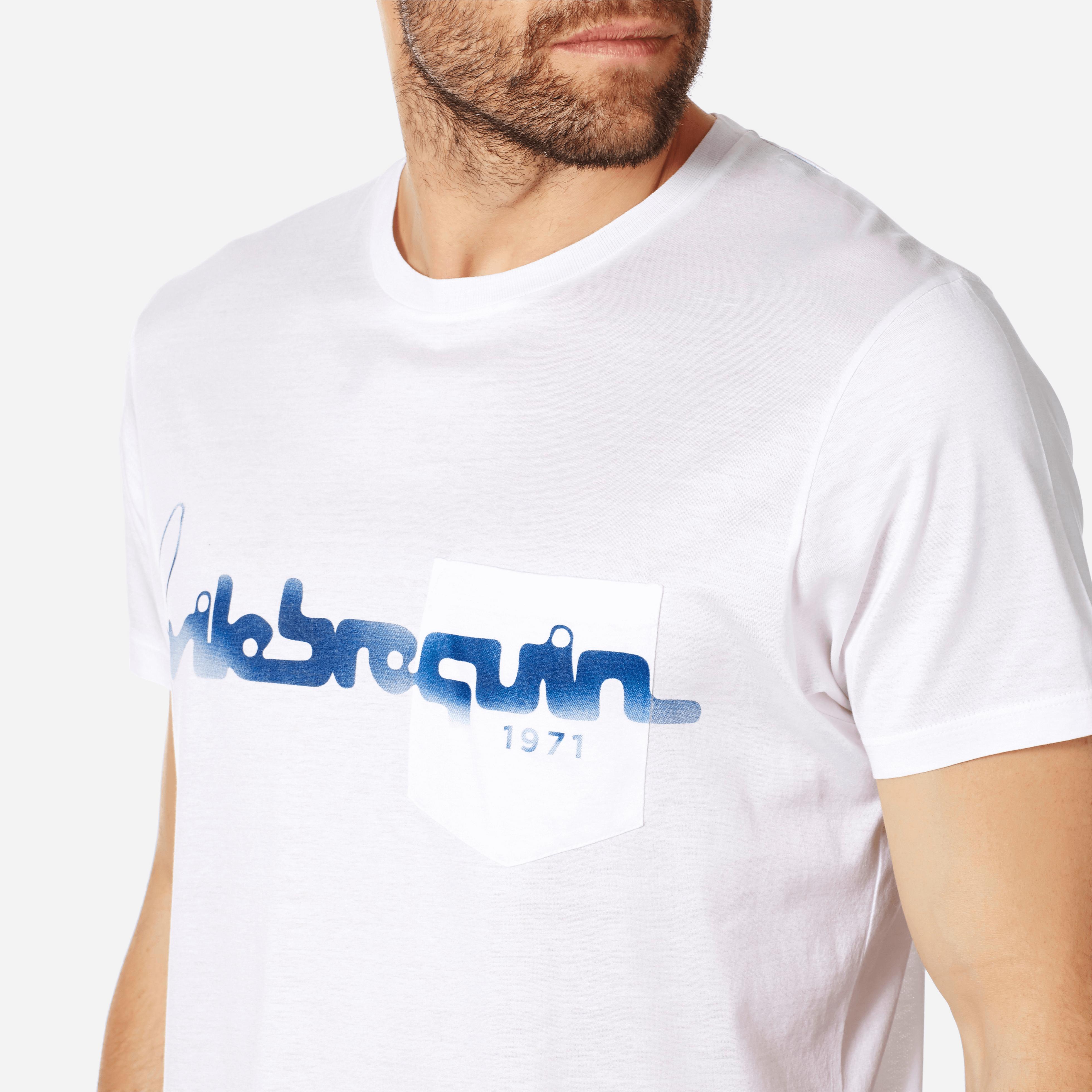 Vilebrequin Men T-shirt Vintage Logo in White for Men - Lyst