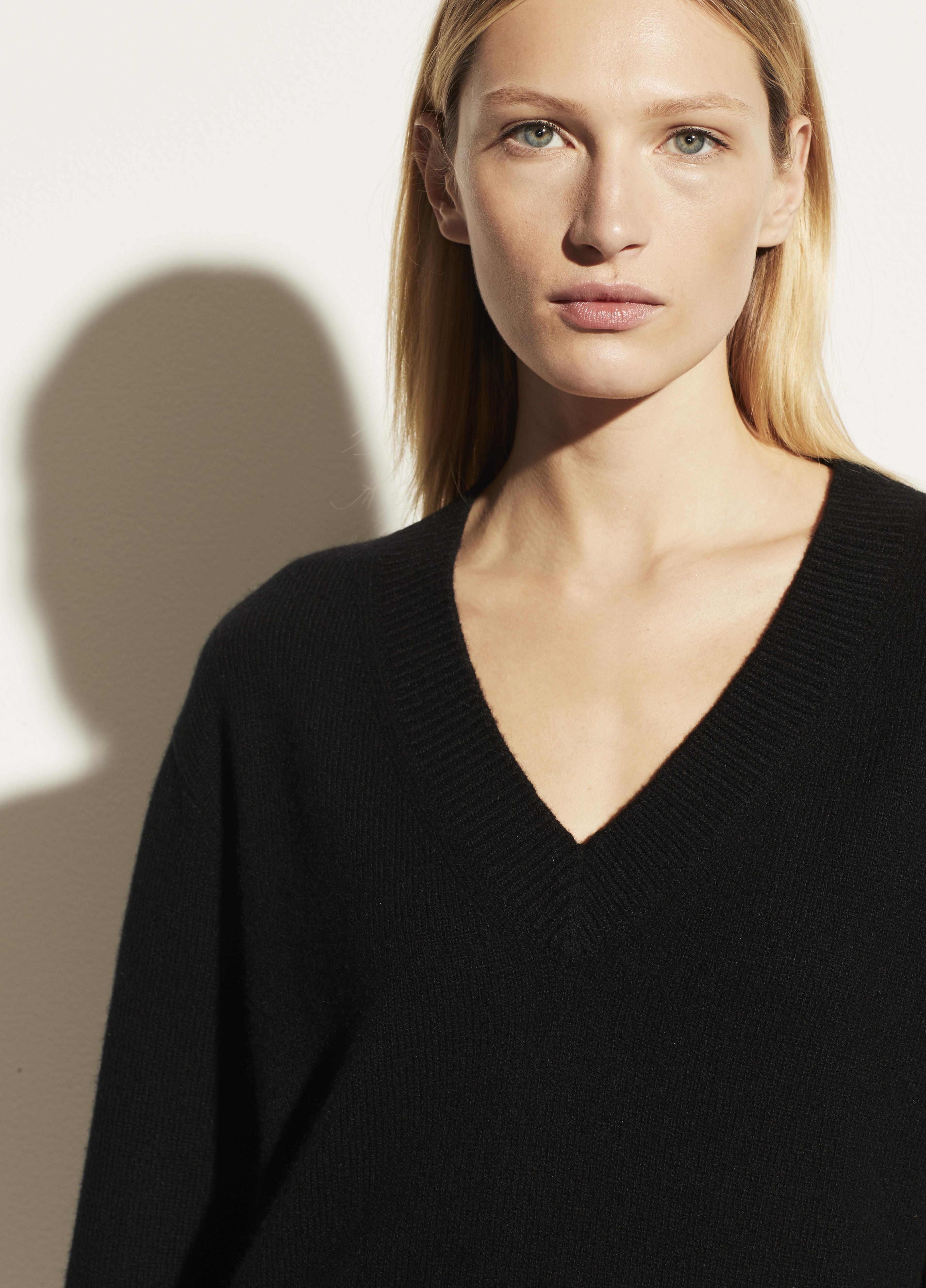 vince cashmere v neck tunic