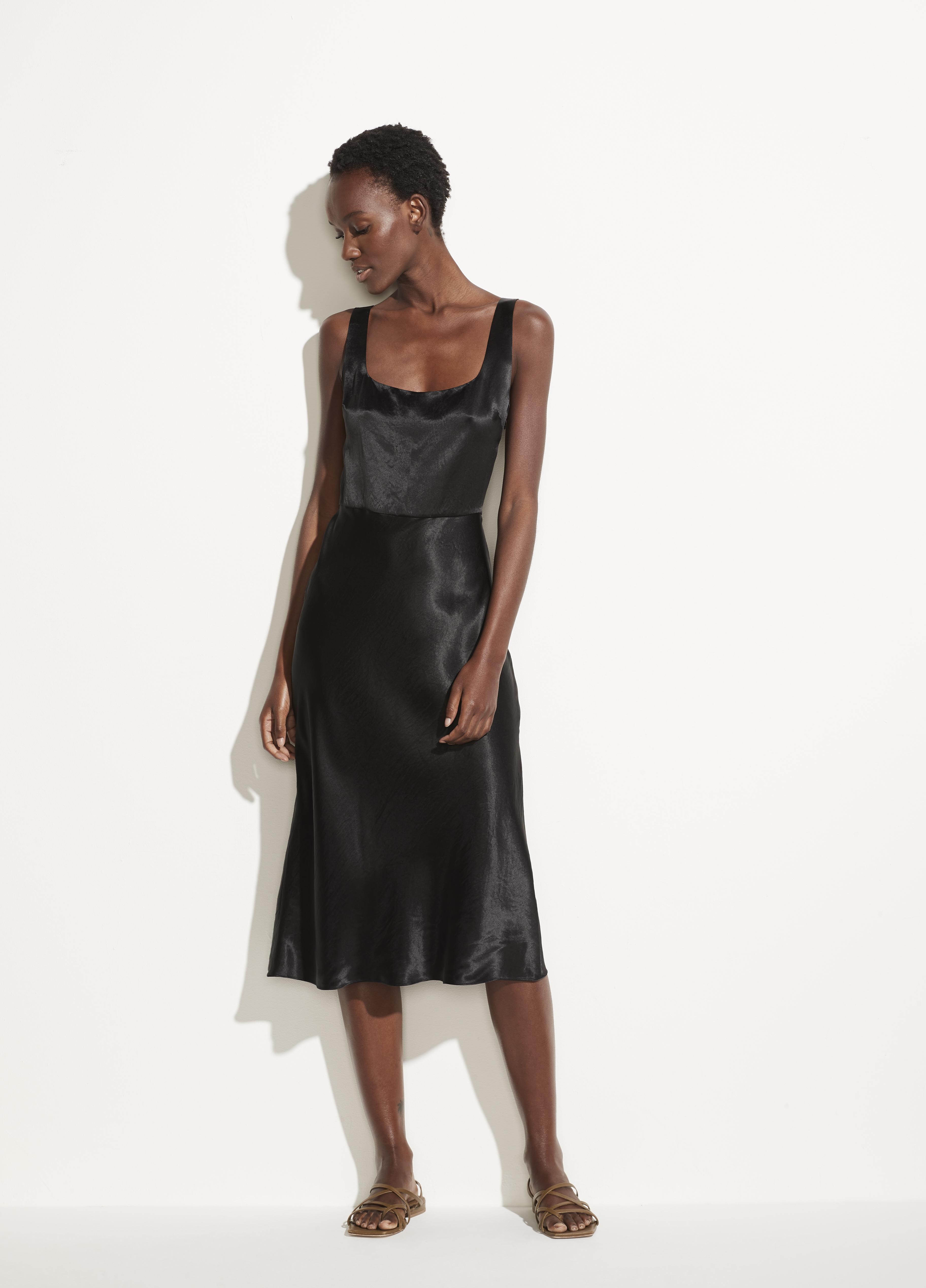 Vince slip dress black Clearance