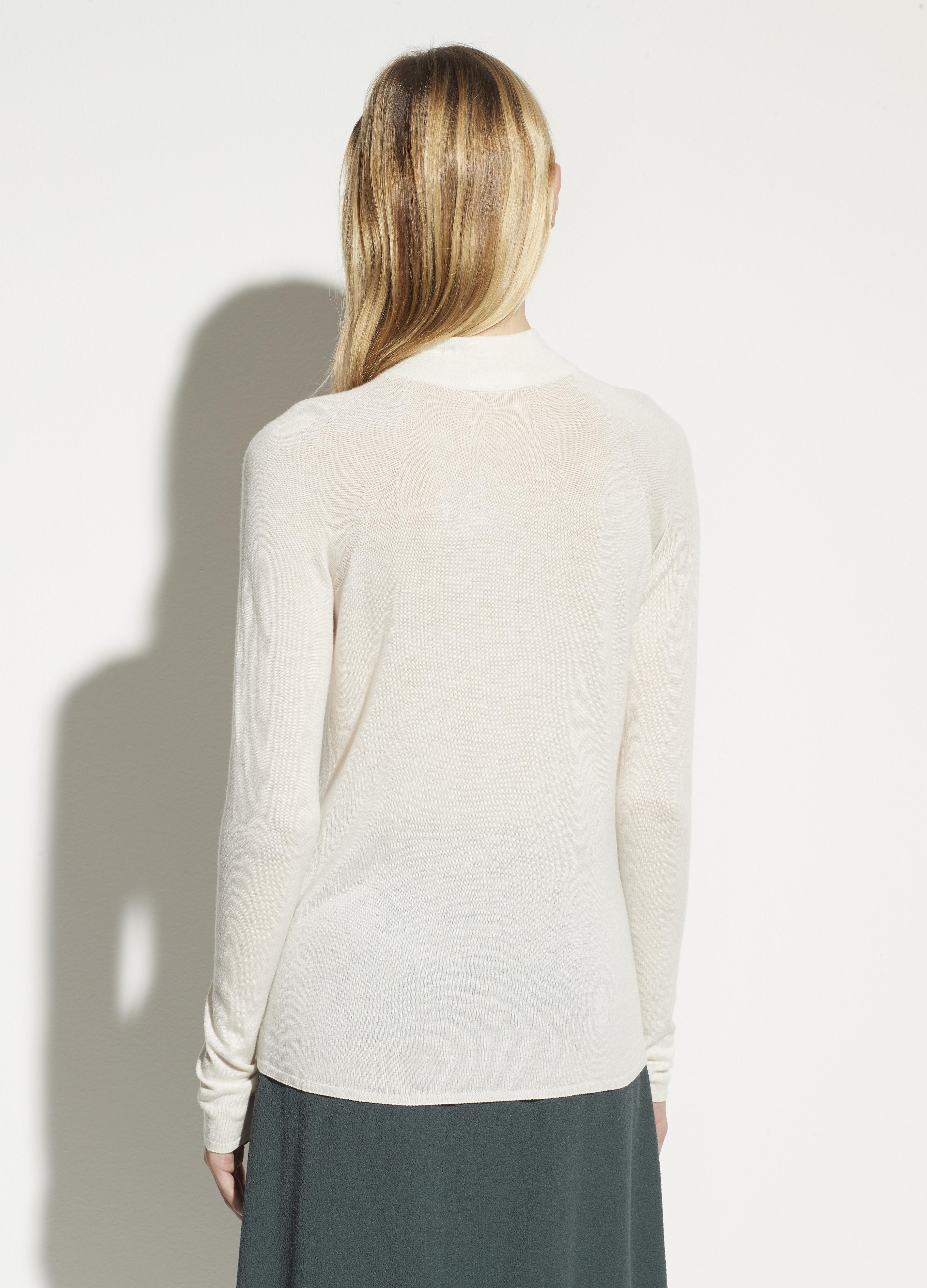 funnel neck pullover women's