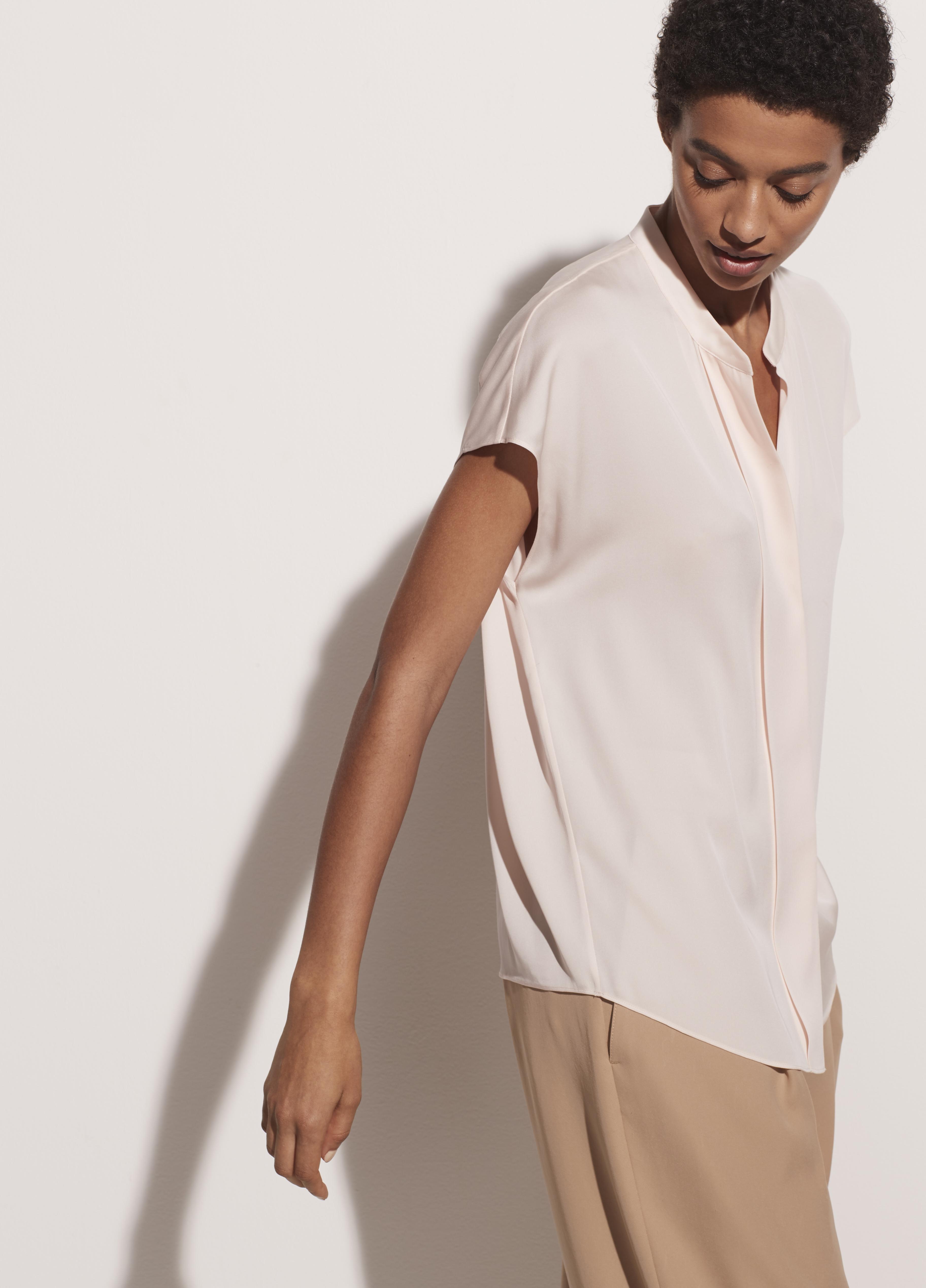 vince cap sleeve popover