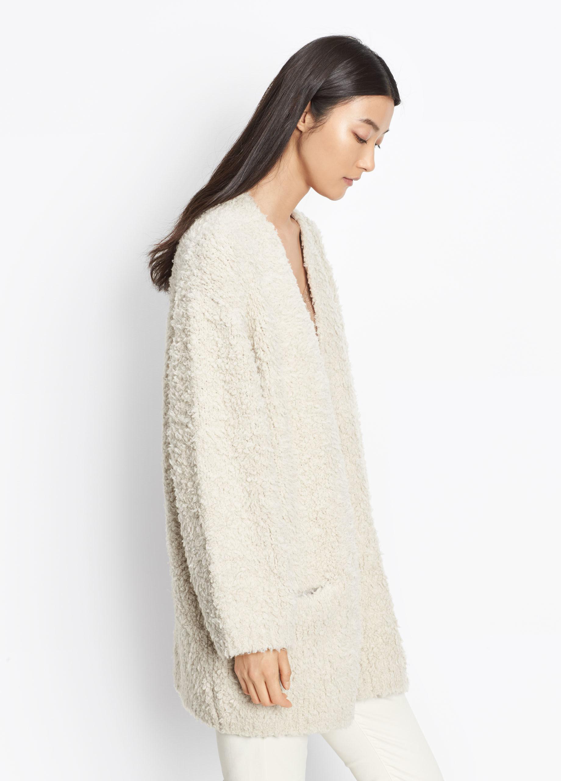 vince teddy sweater