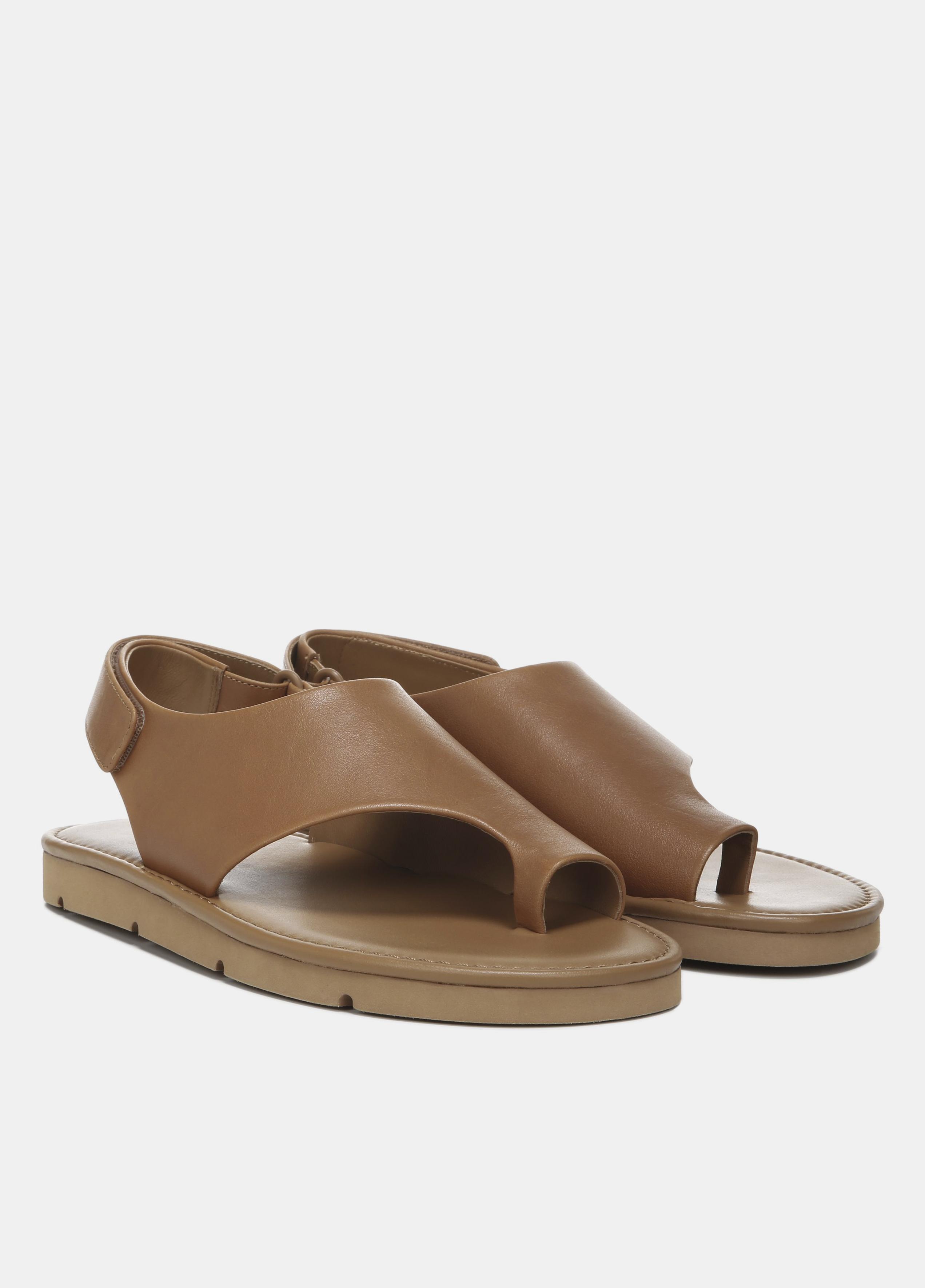 Vince Olsen Leather Sandal in Brown | Lyst