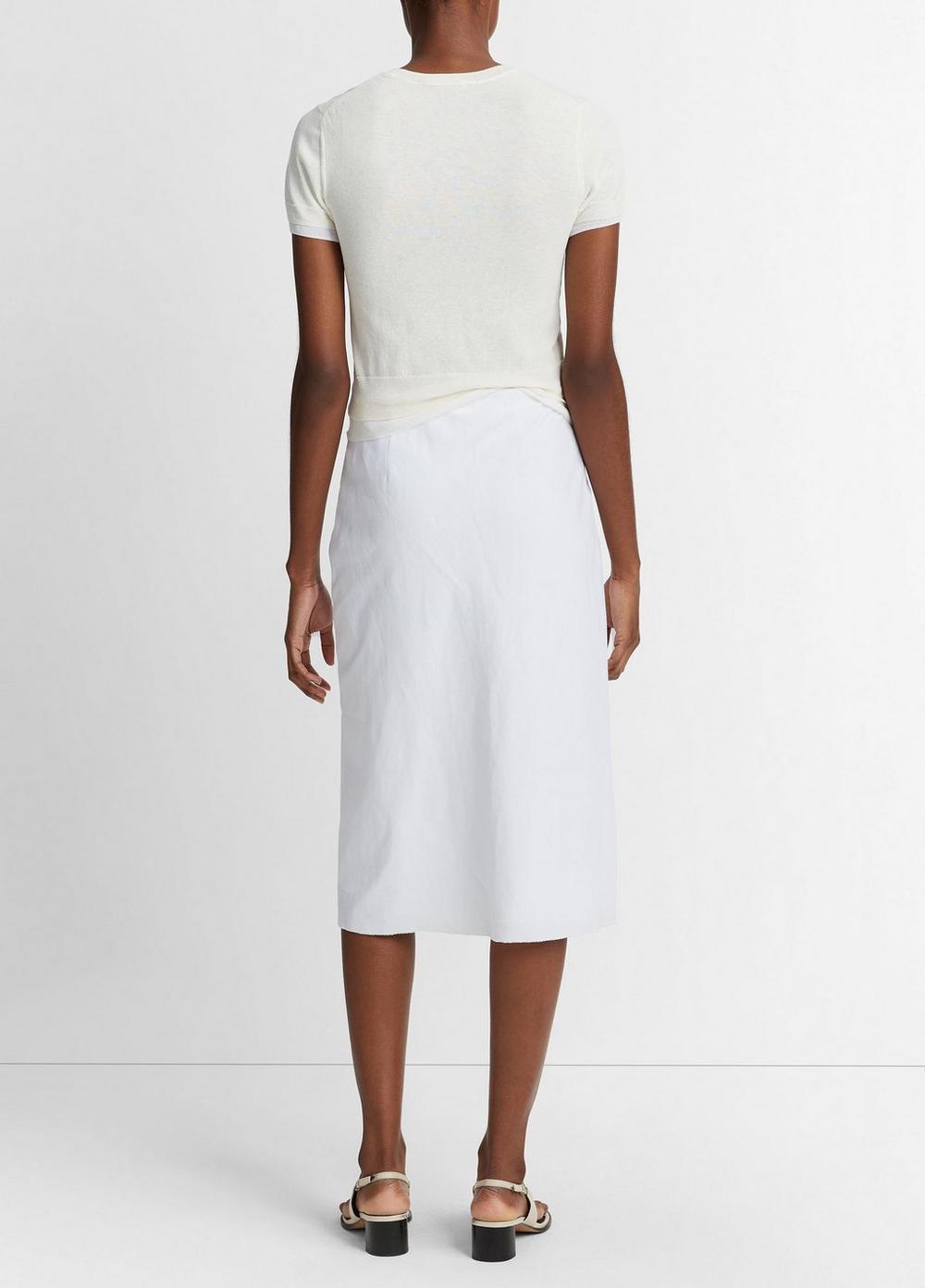 Slip skirt best sale white