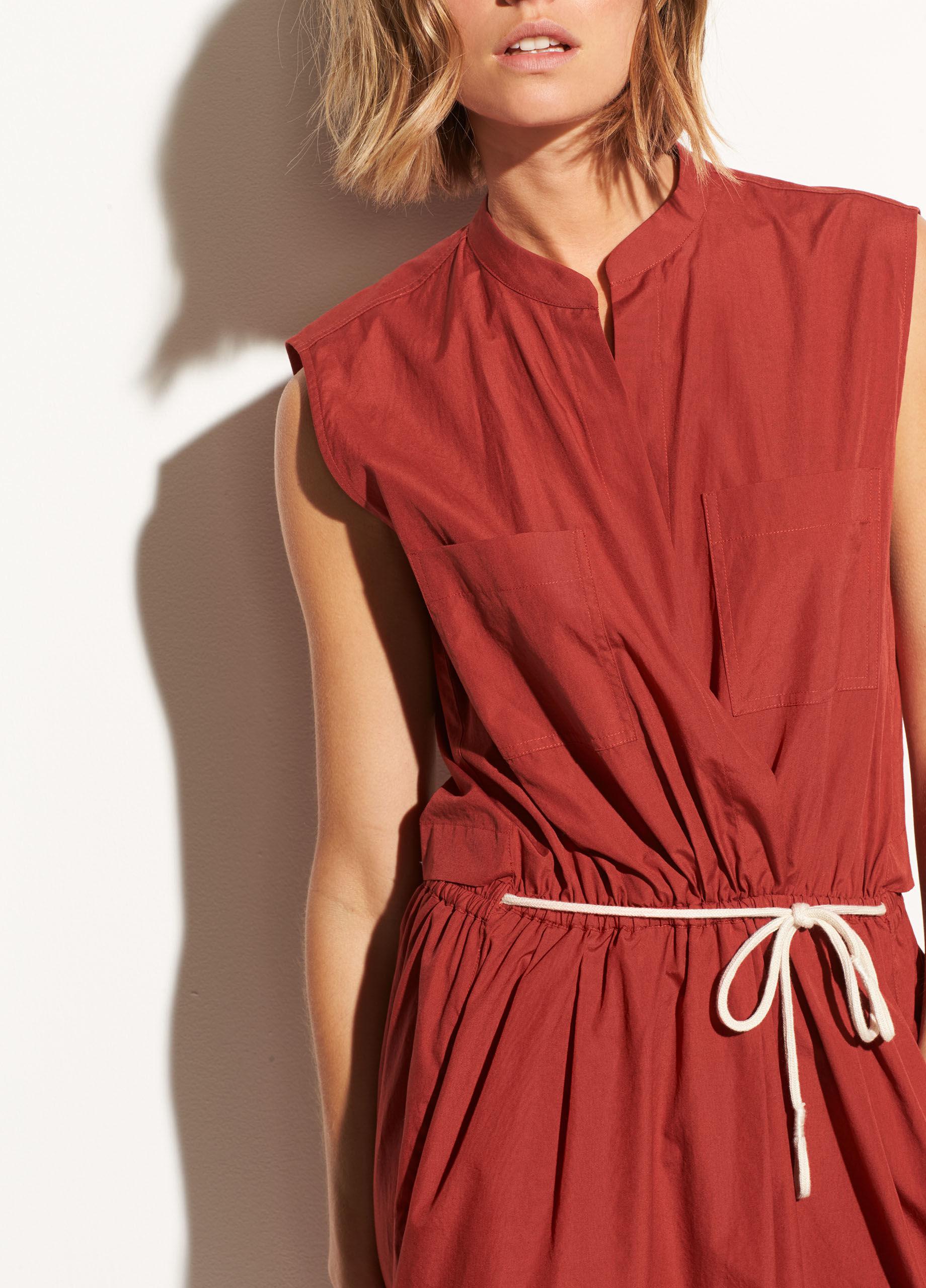 vince sleeveless utility dress