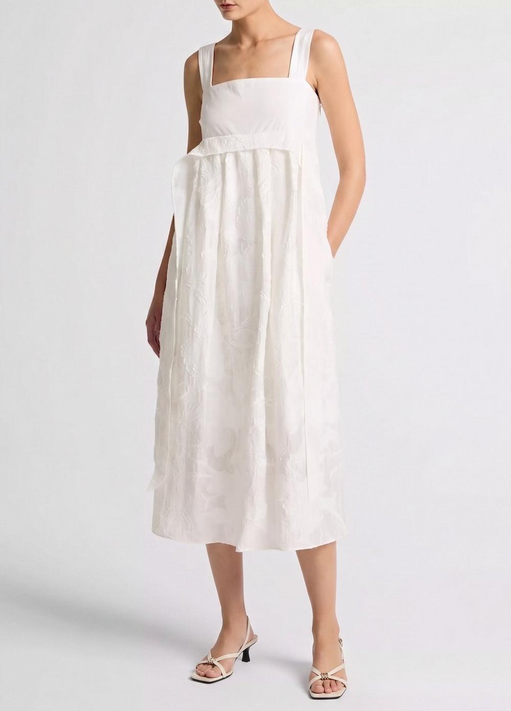vince white linen dress Vince White Dresses