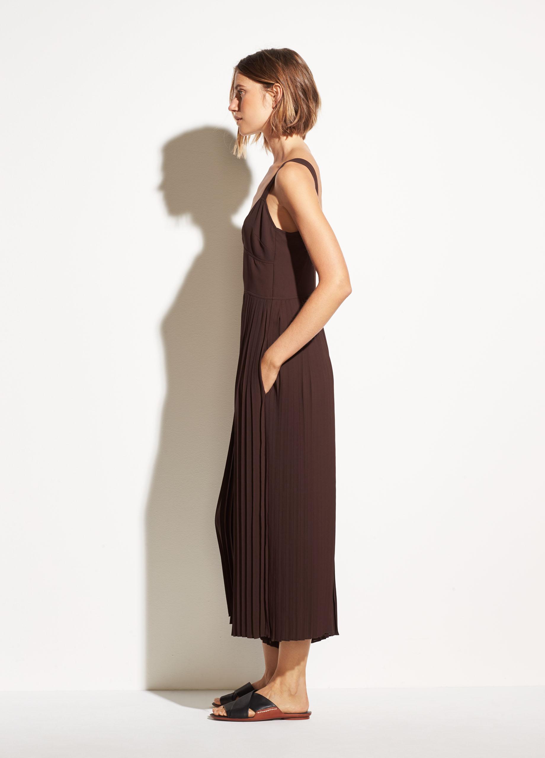 vince pleated jumpsuit