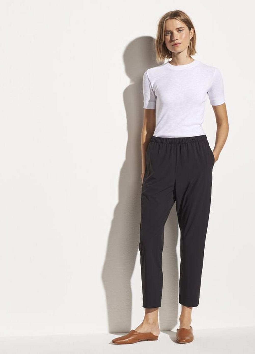 Vince Travel Pant in Black | Lyst