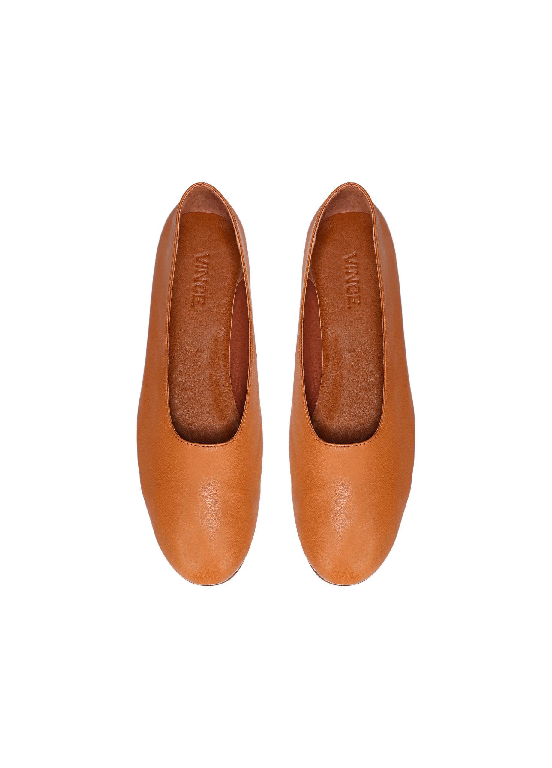 vince maxwell leather flats