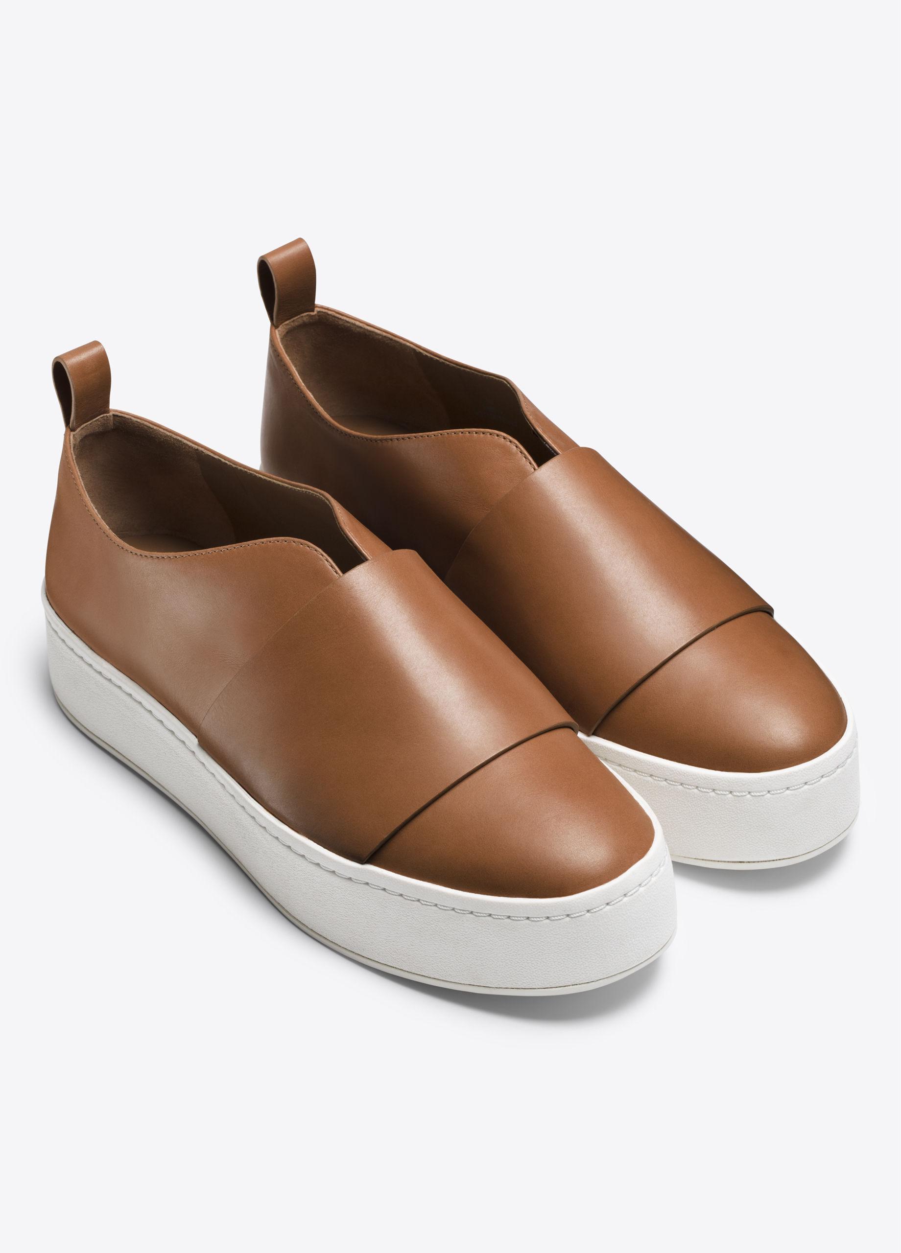 vince wallace leather sneaker