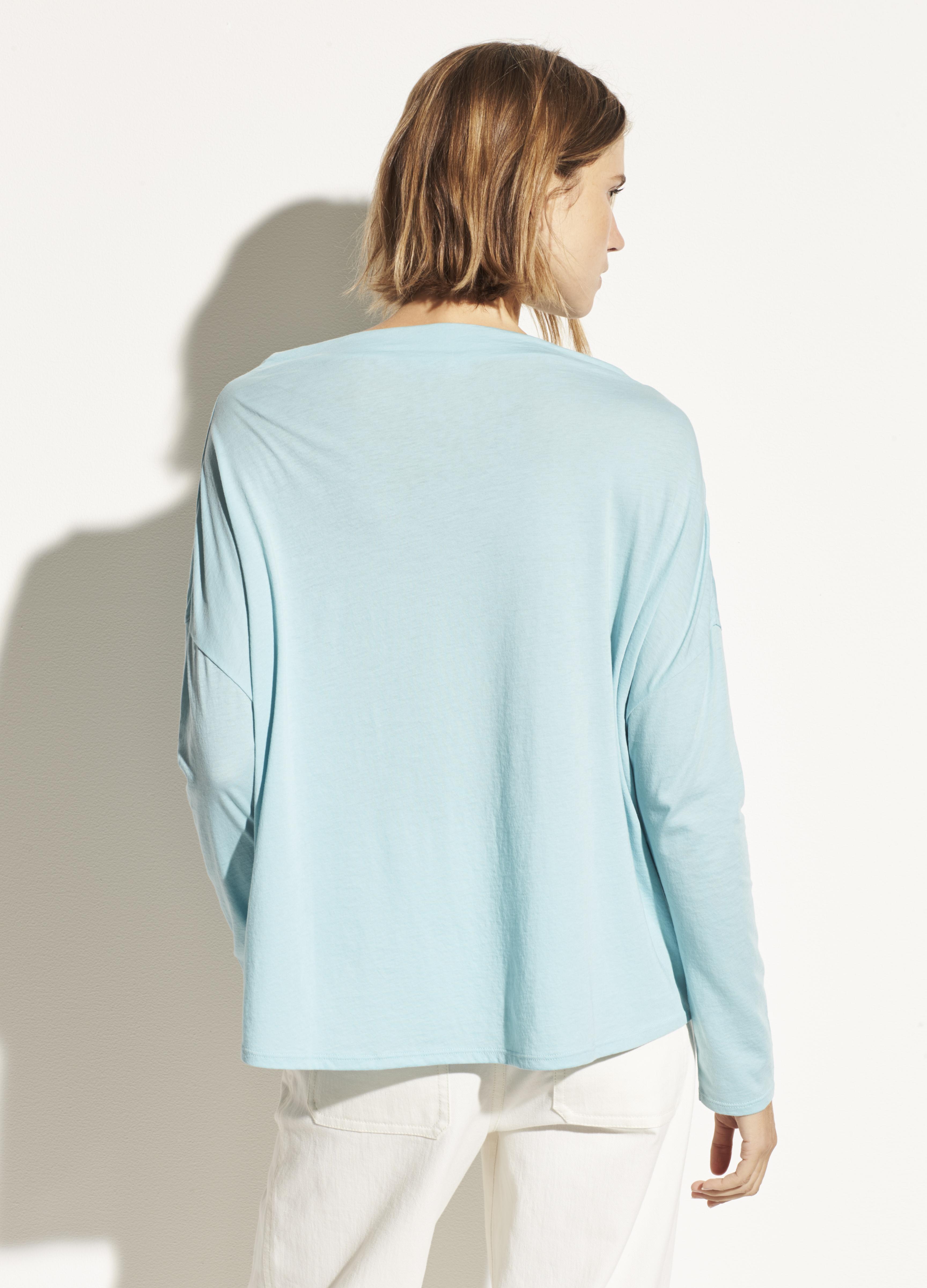 cotton mock neck