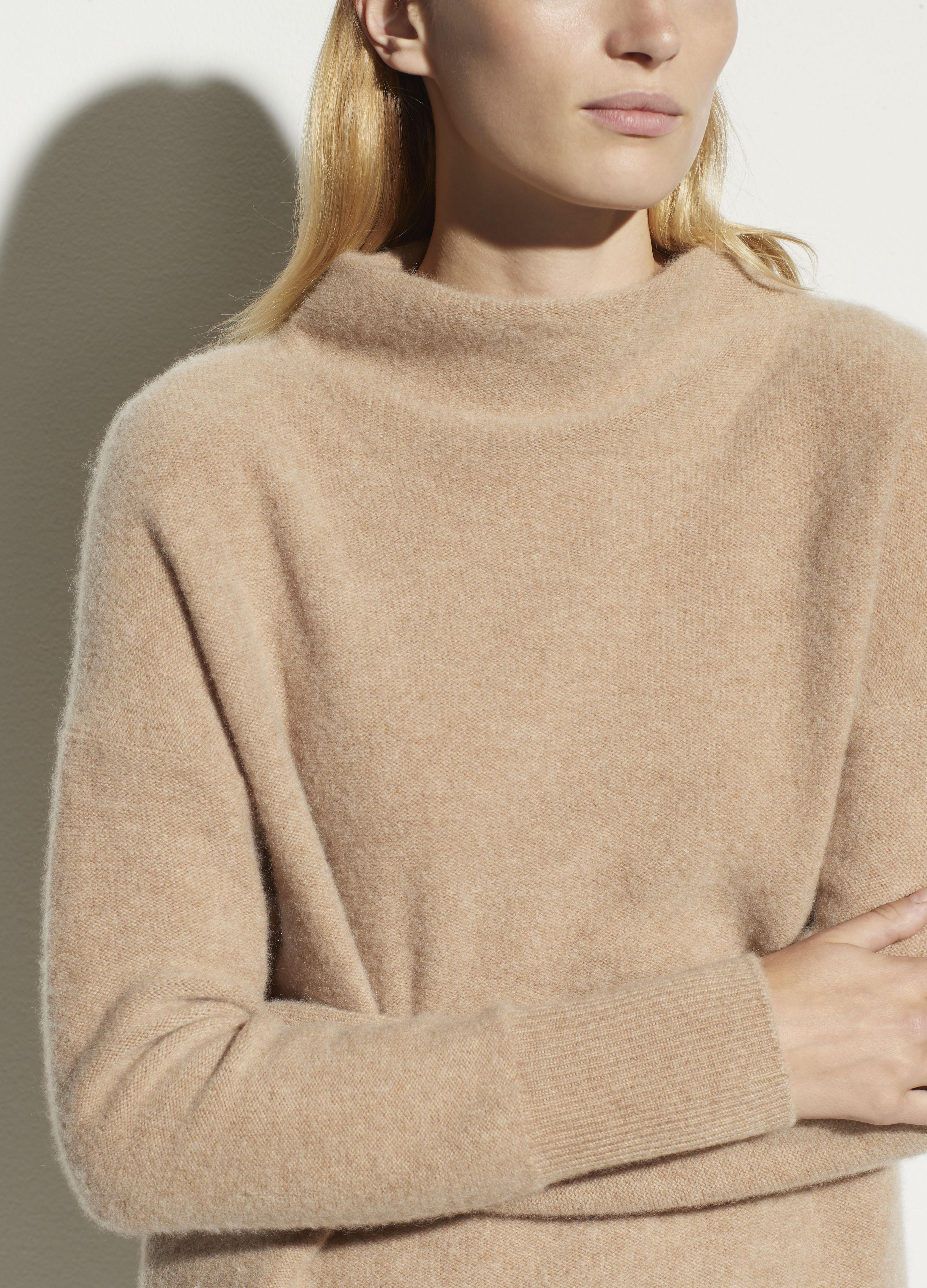 funnel neck pullover women's
