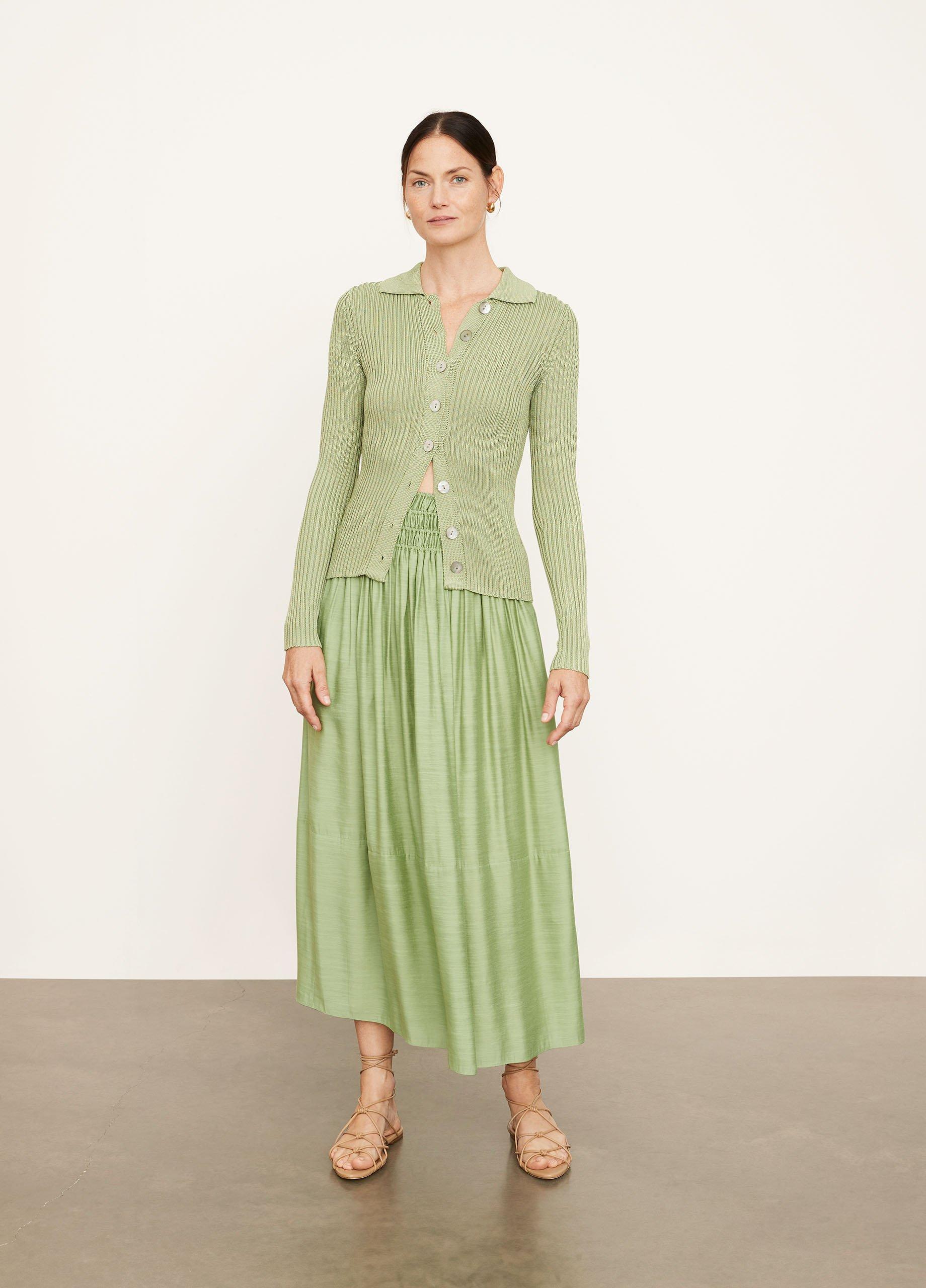 Vince top ribbed cardigan
