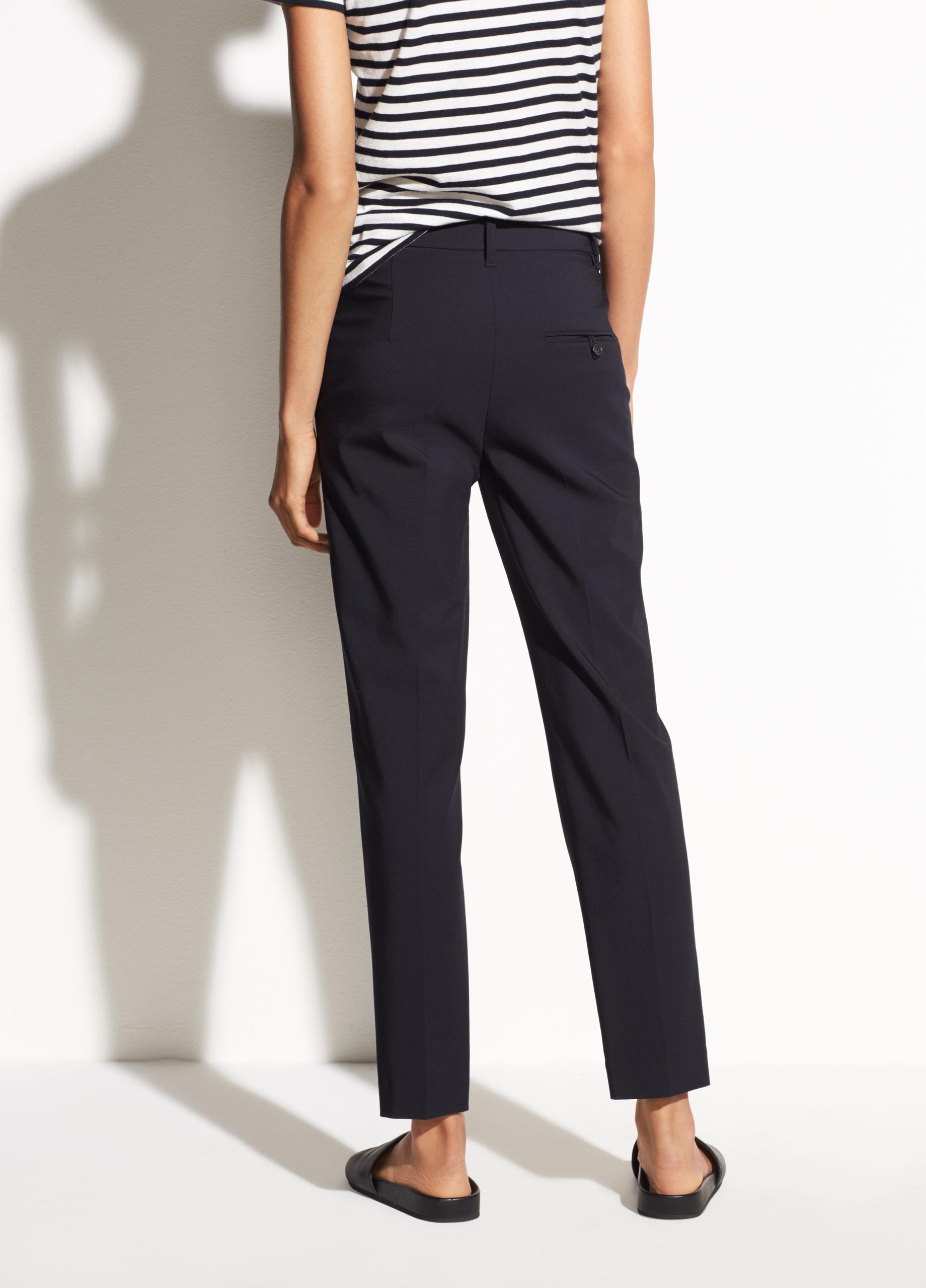 blue tapered pants