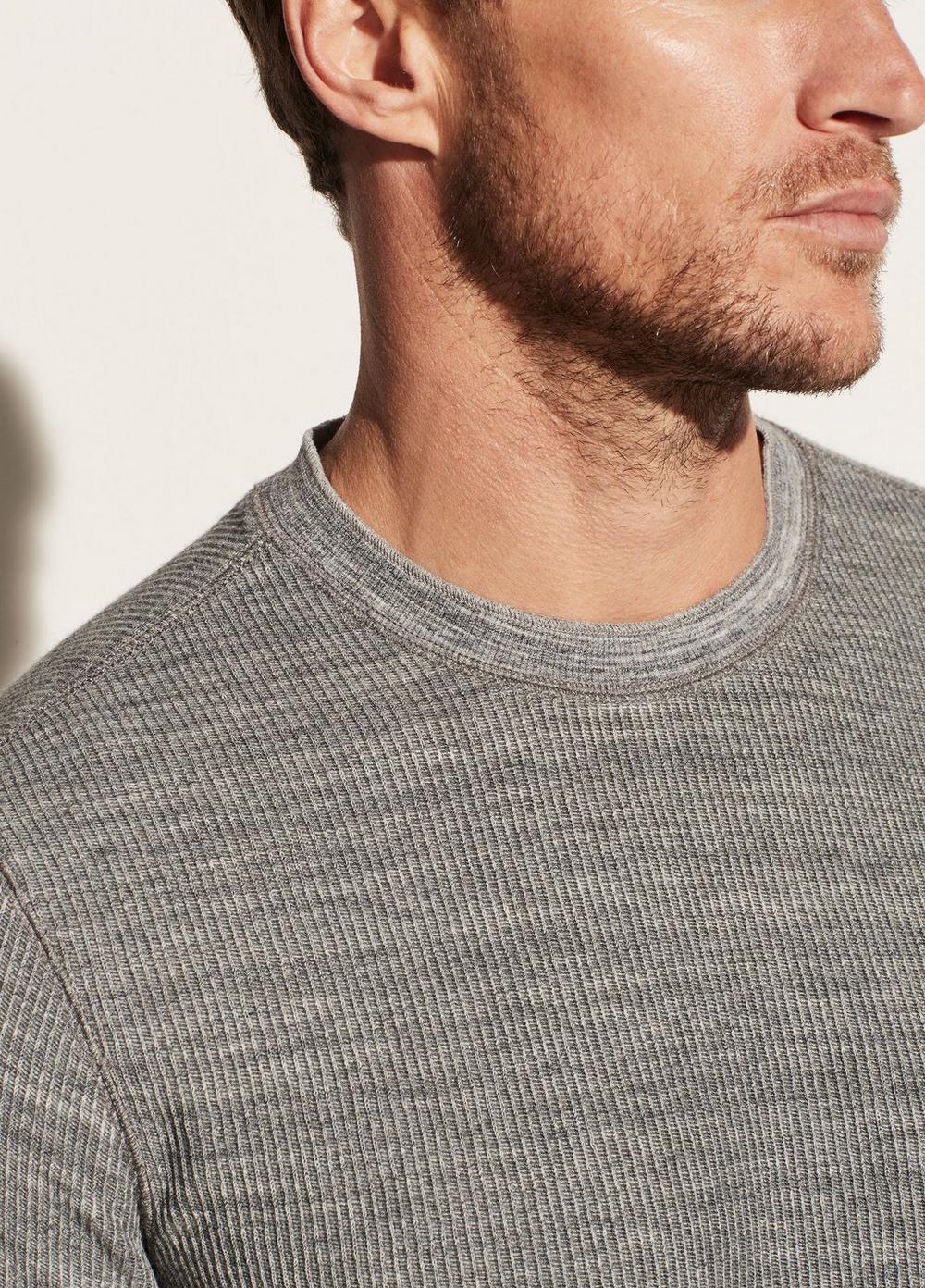 vince thermal long sleeve crew