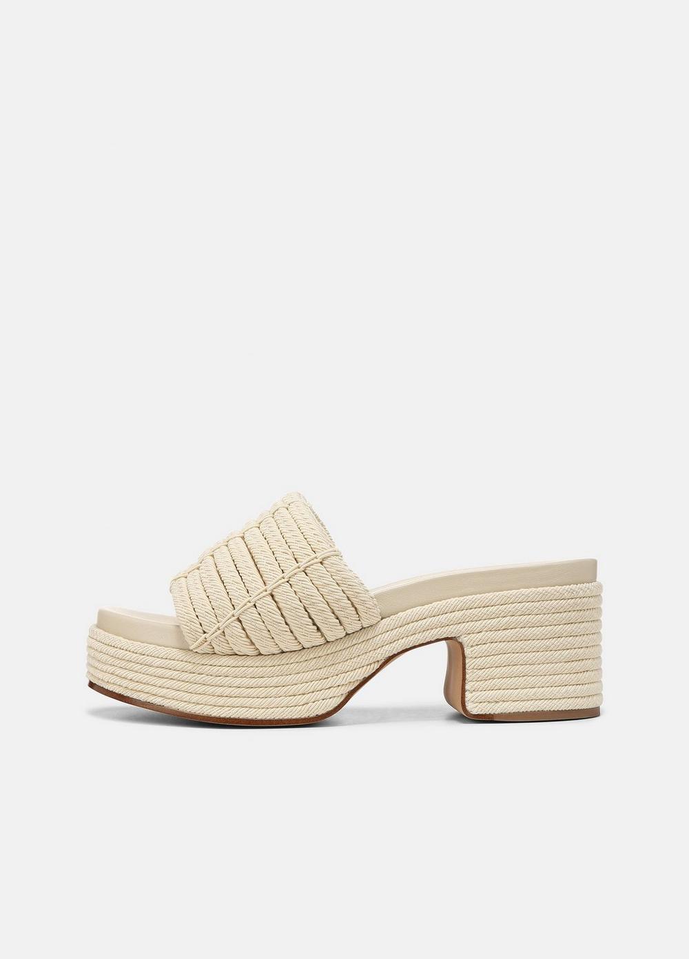Vince Margo Cord Sandal in Natural Lyst