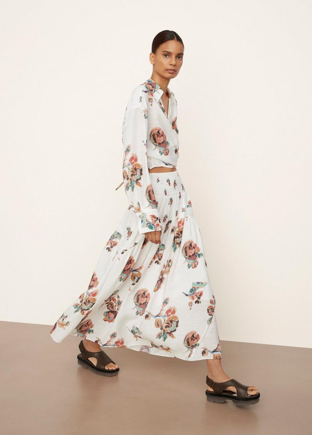 Vince top floral skirt
