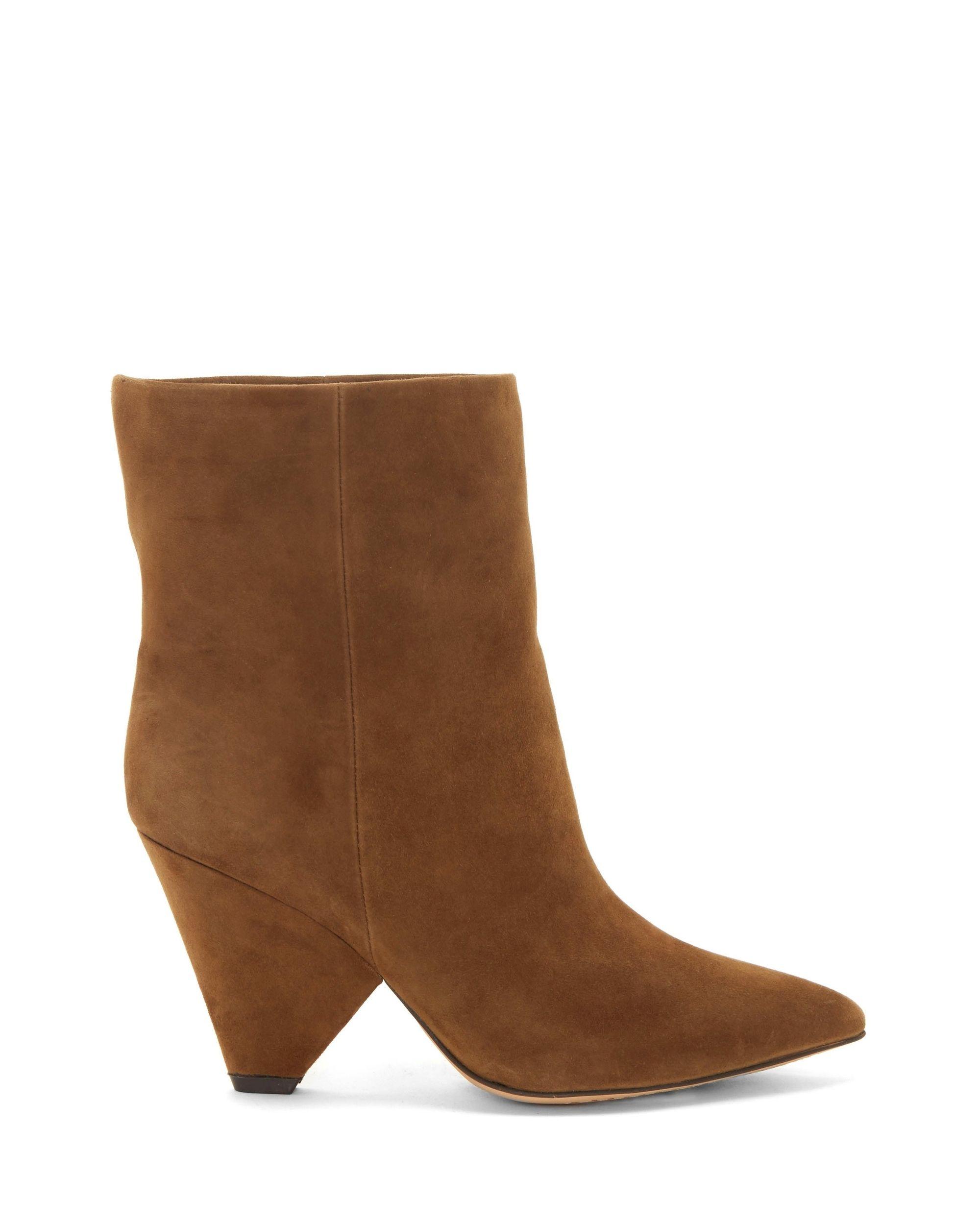 regina cone heel bootie vince camuto