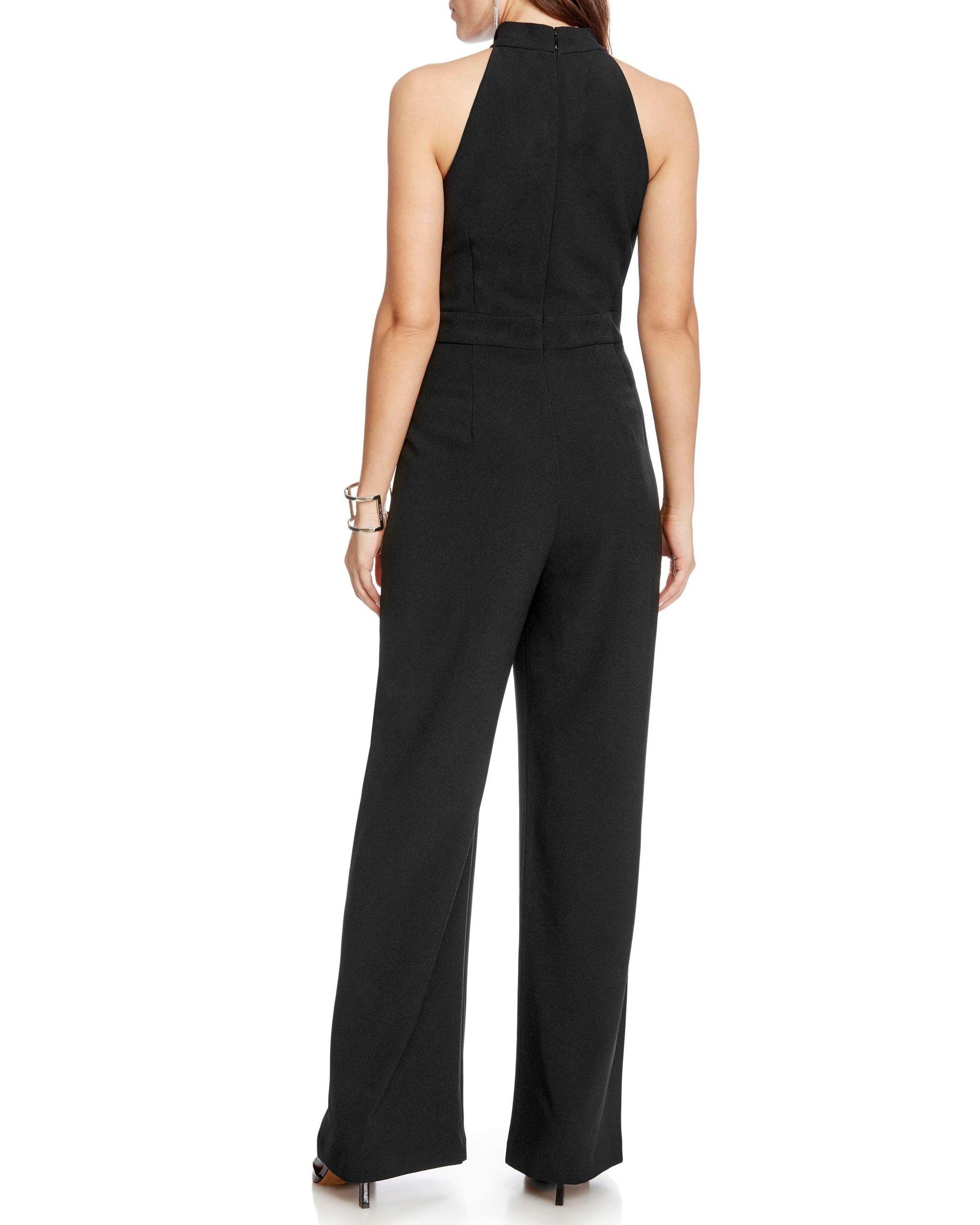 vince camuto bow neck jumpsuit