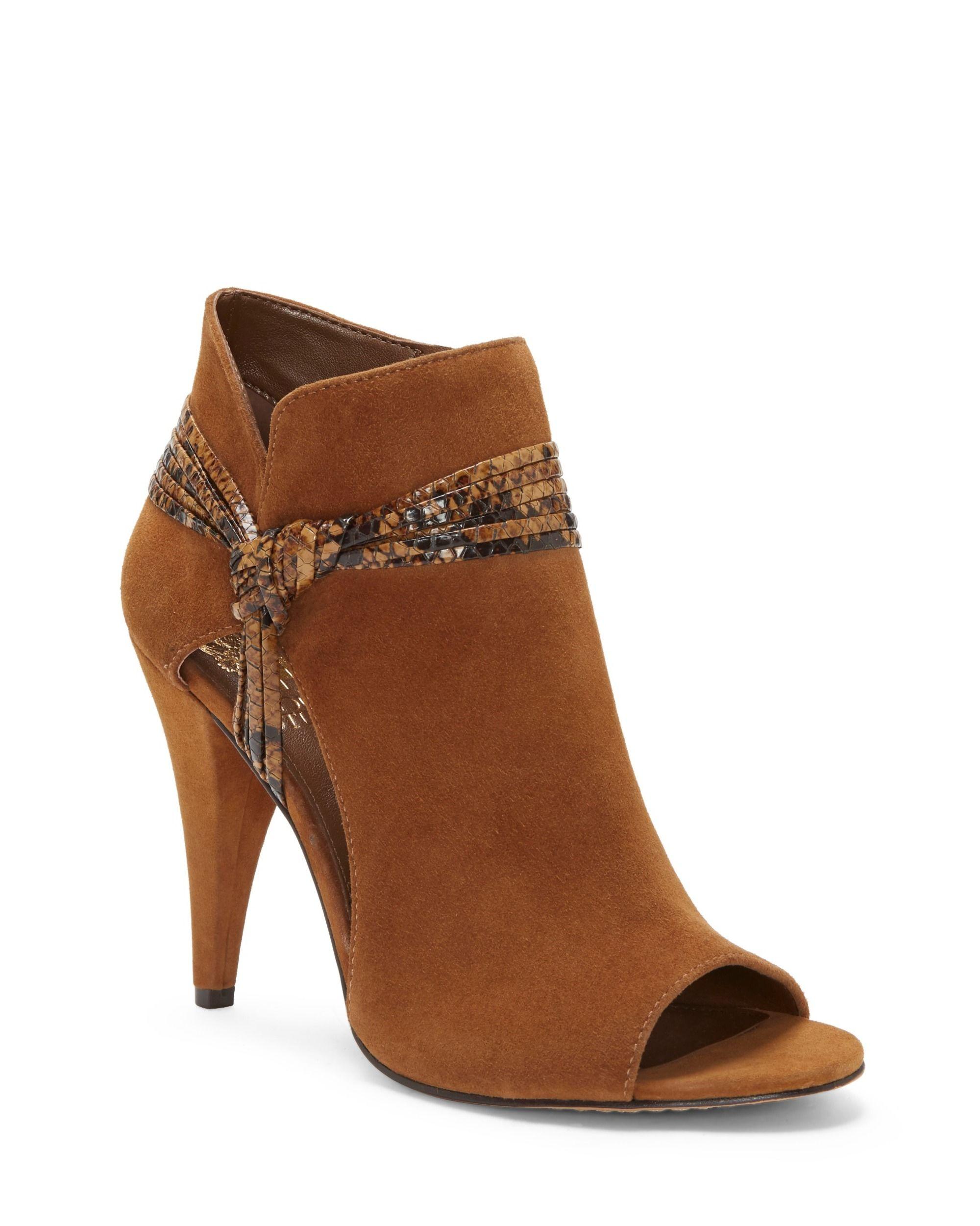 vince elsie peep toe bootie