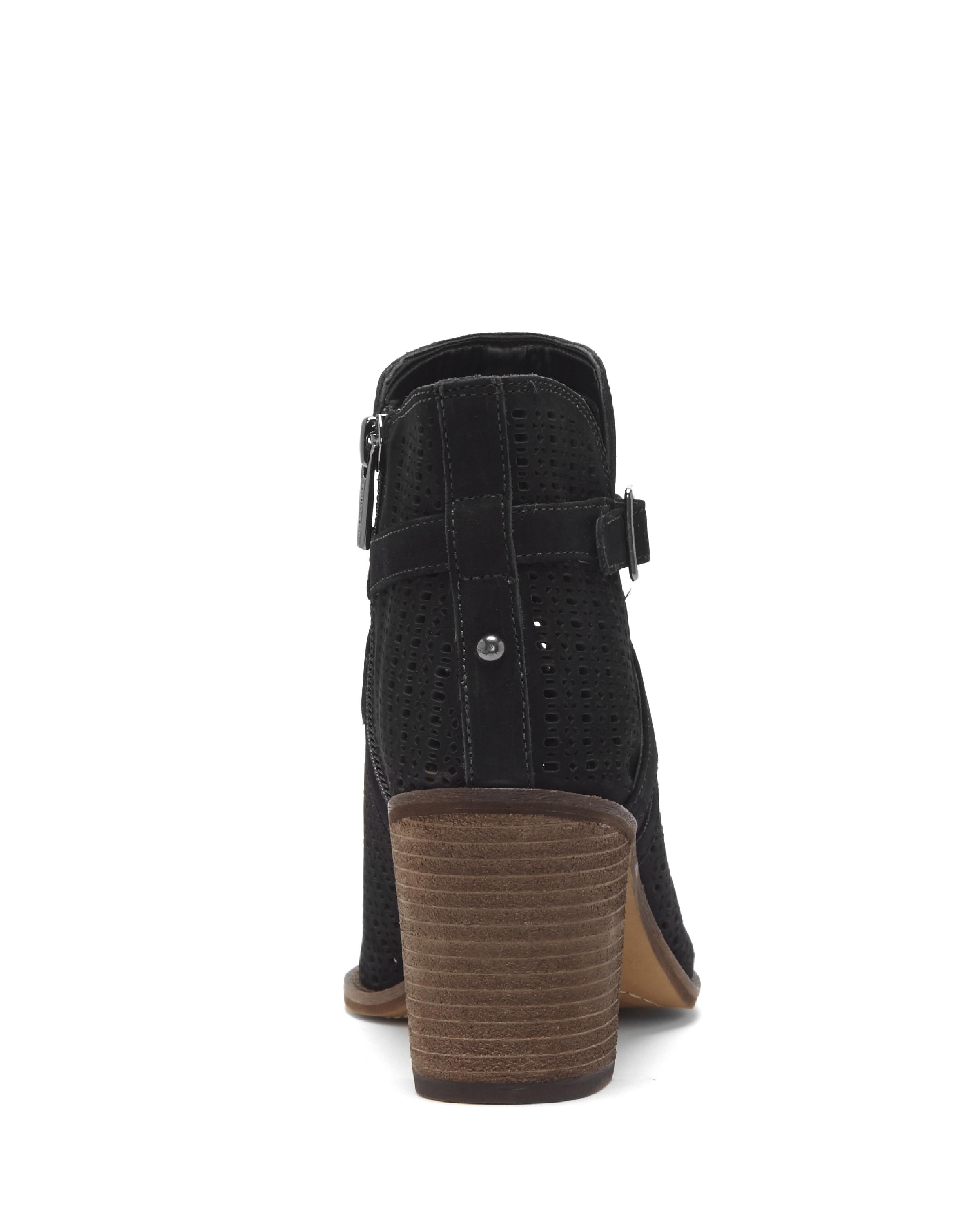 vince camuto women's grasem stacked heel booties