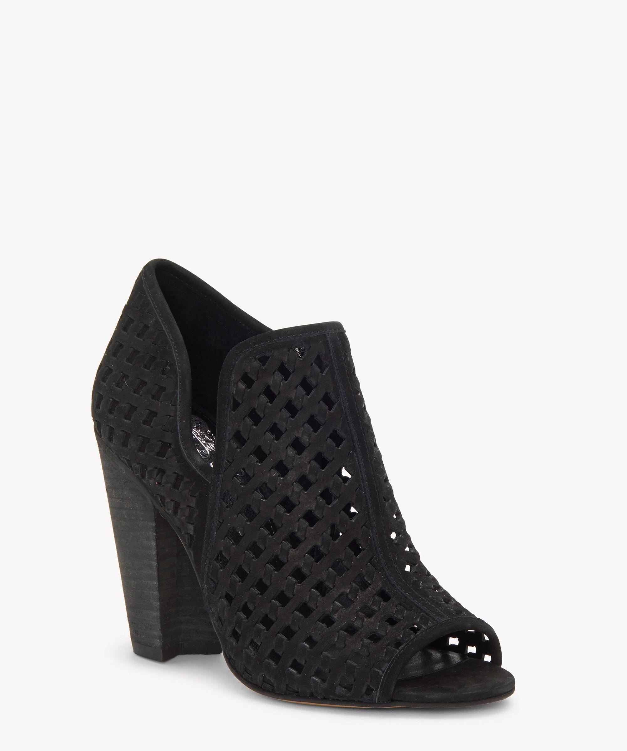 vince camuto sashane peep toe bootie