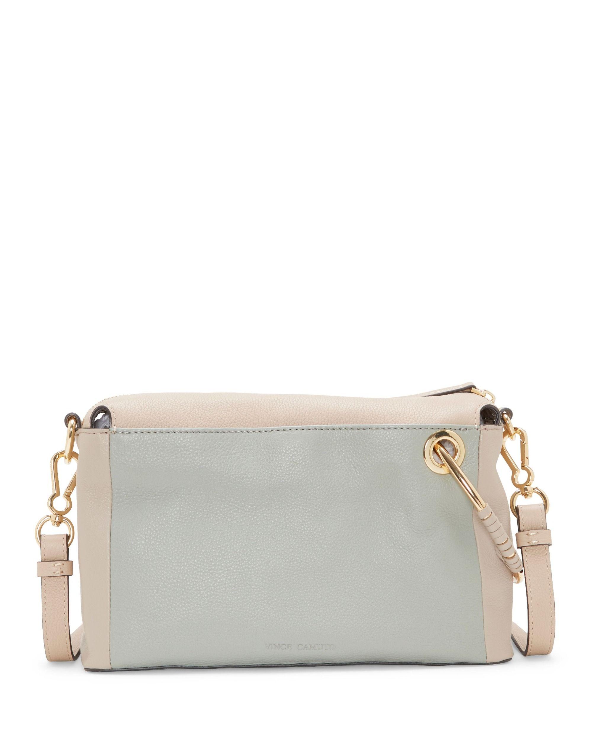 Vince Camuto Leather Margi – Ring-accent Shoulder Bag in Gray - Lyst