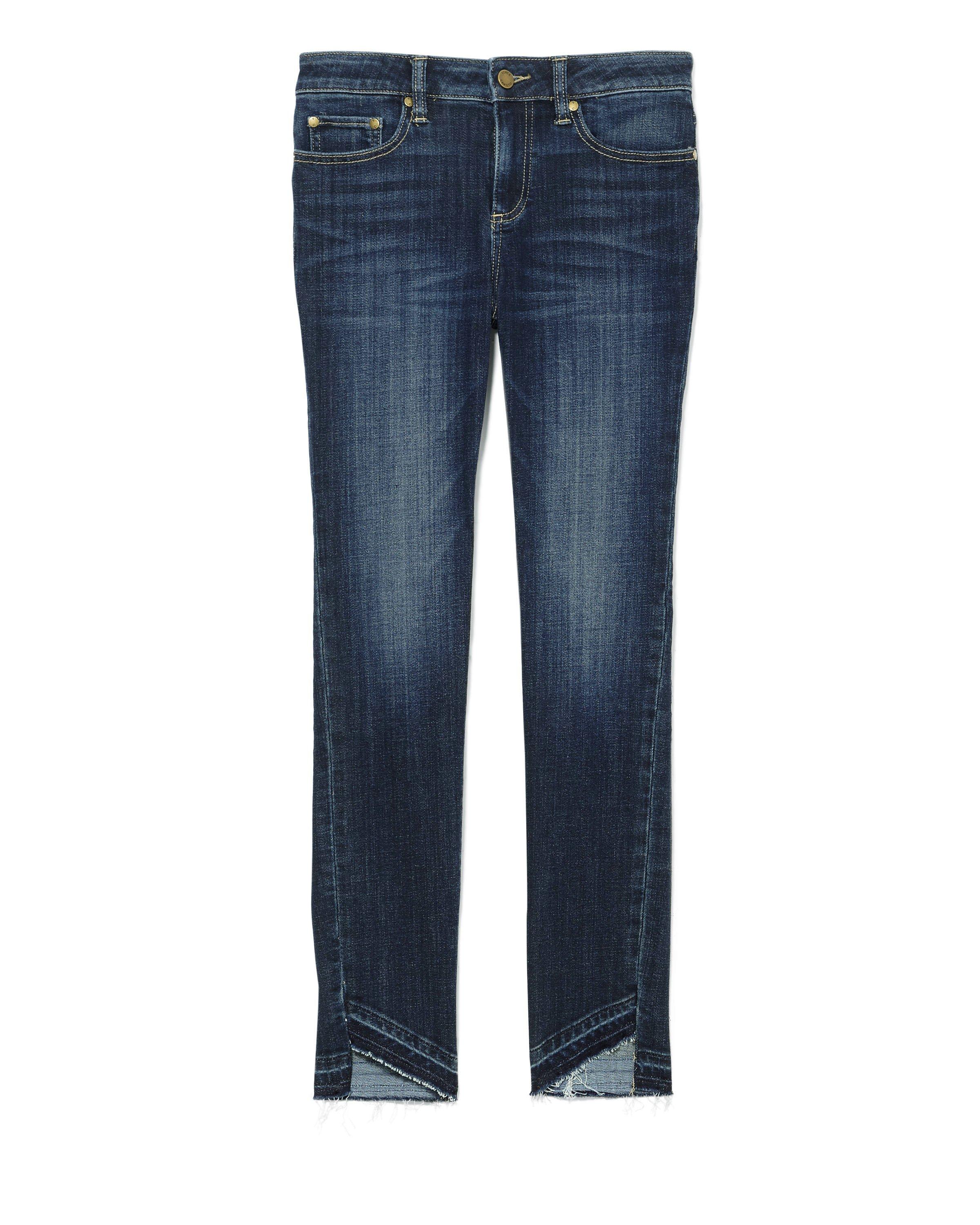 vince camuto angled hem jeans