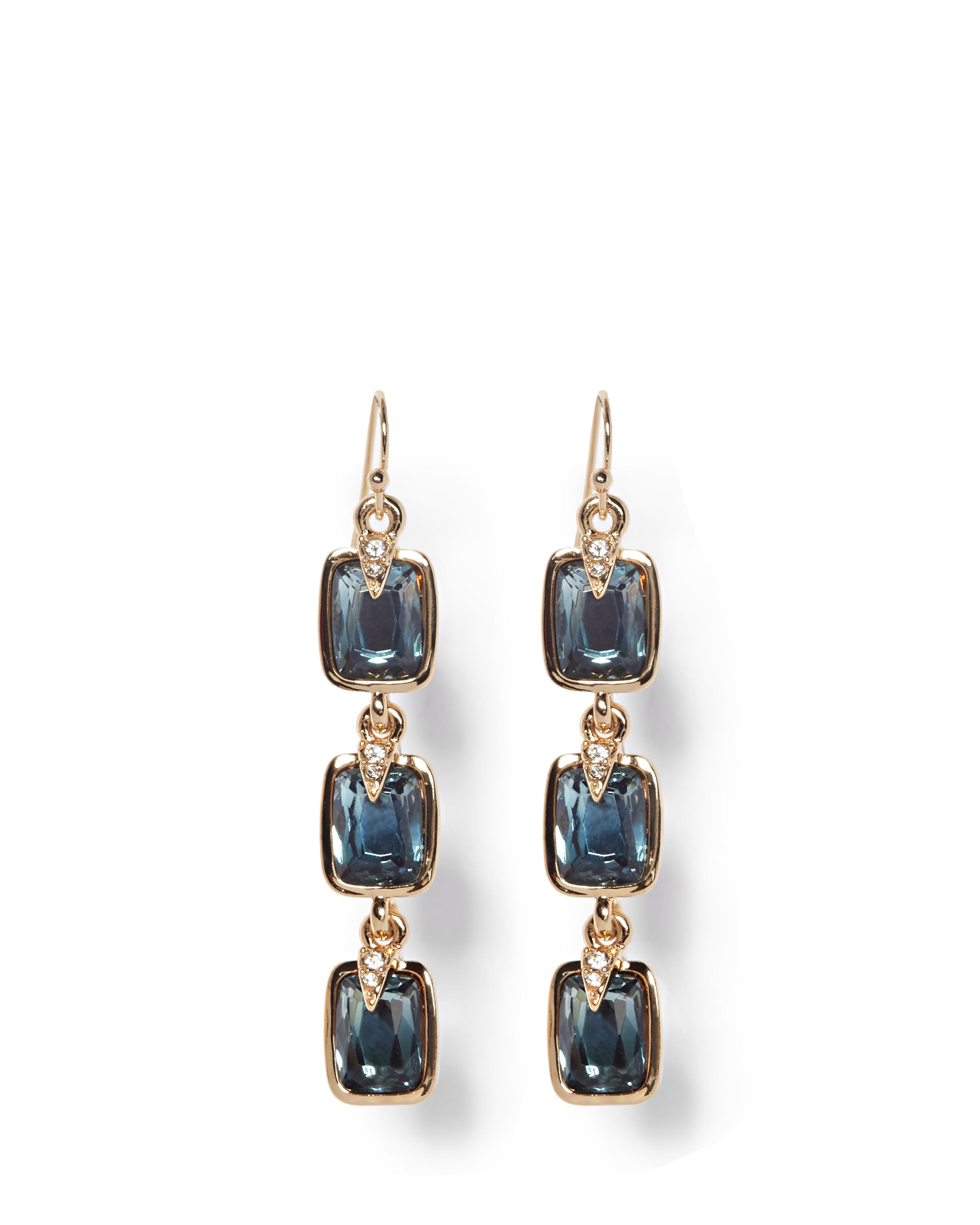 Vince Camuto Blue Jewel Drop Earrings Lyst Featured Vince Camuto Multicolor Blue Jewel Drop Earrings