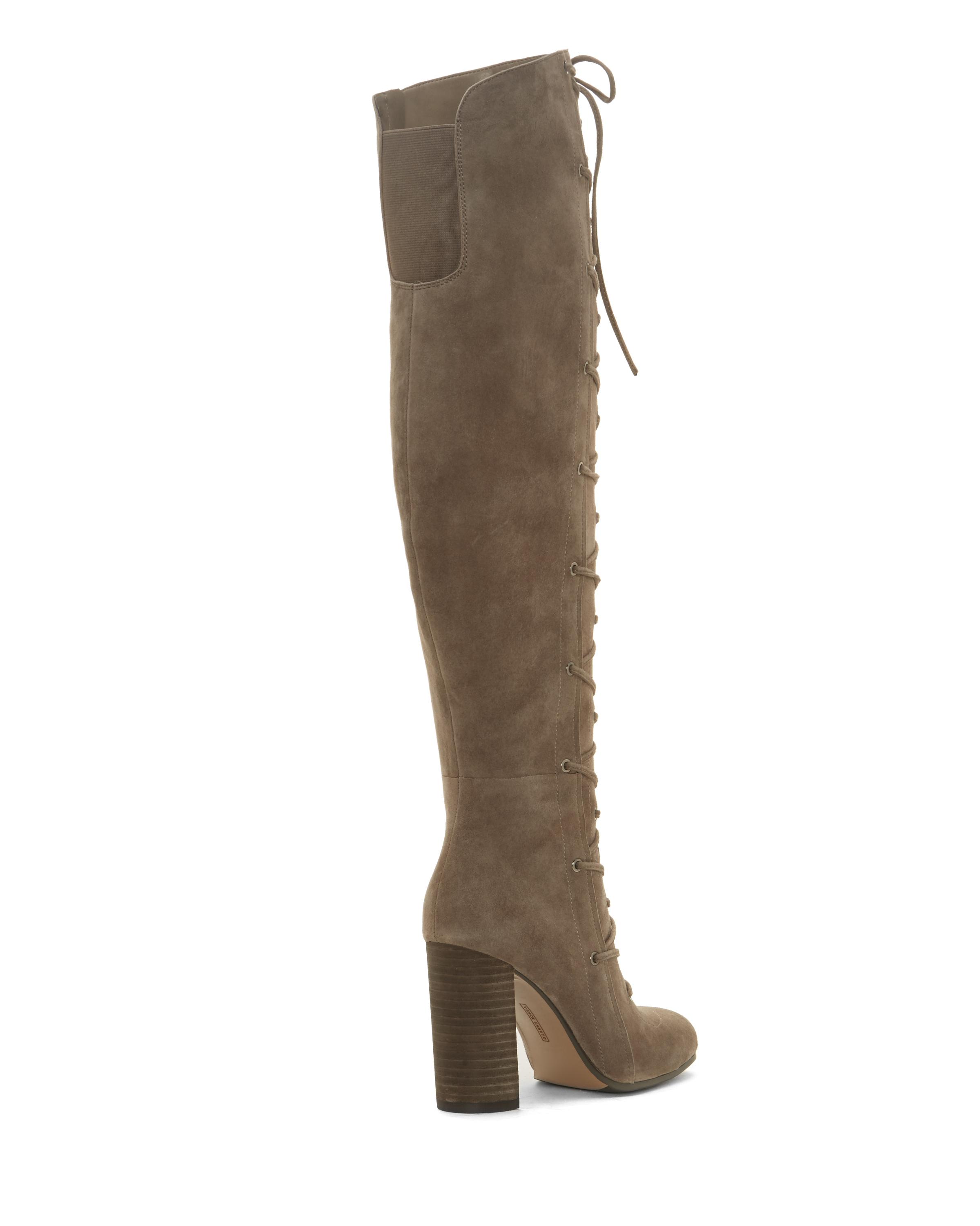 vince camuto lace up boots
