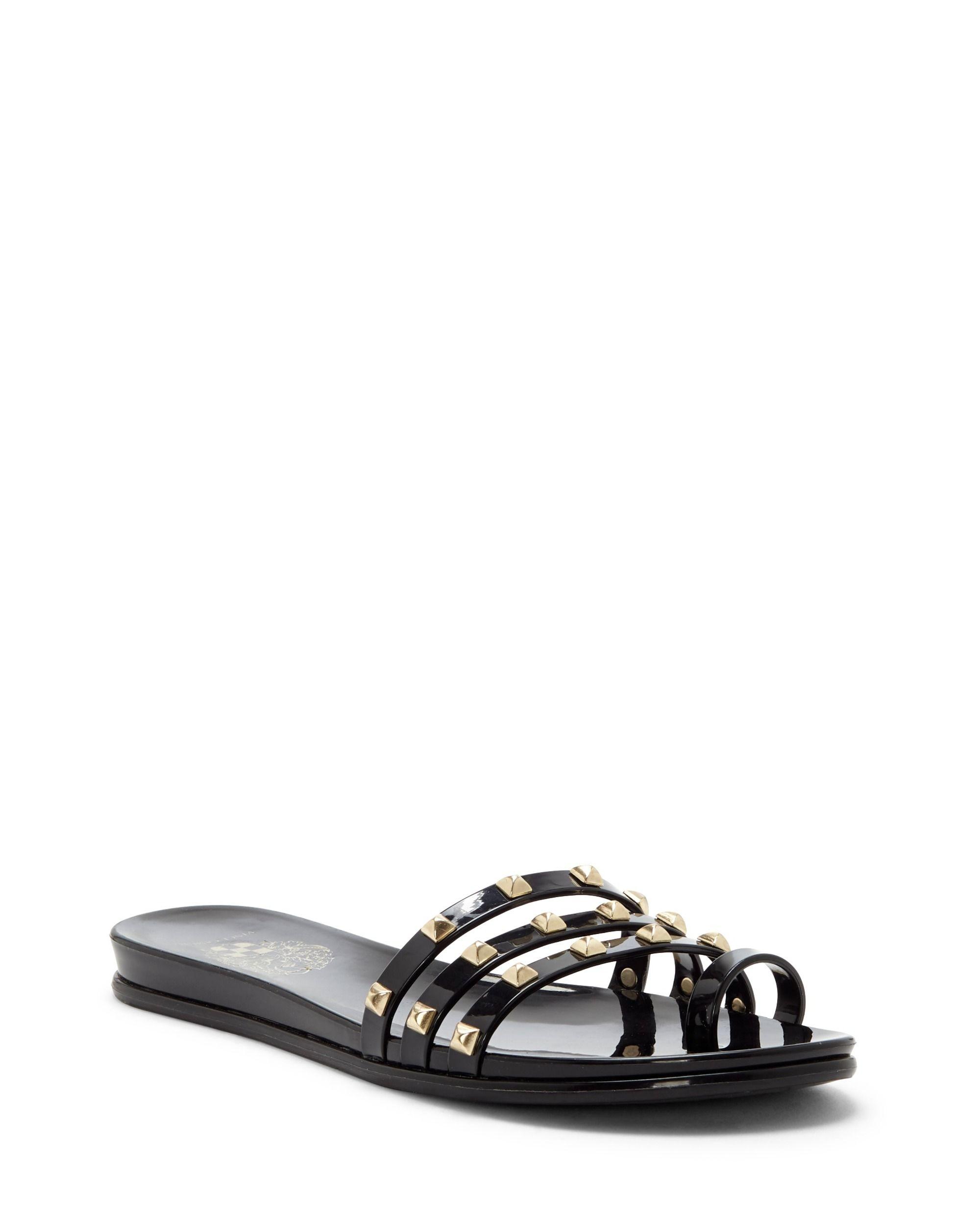 Vince Camuto Synthetic Elishenta Studded Slide in Black - Lyst