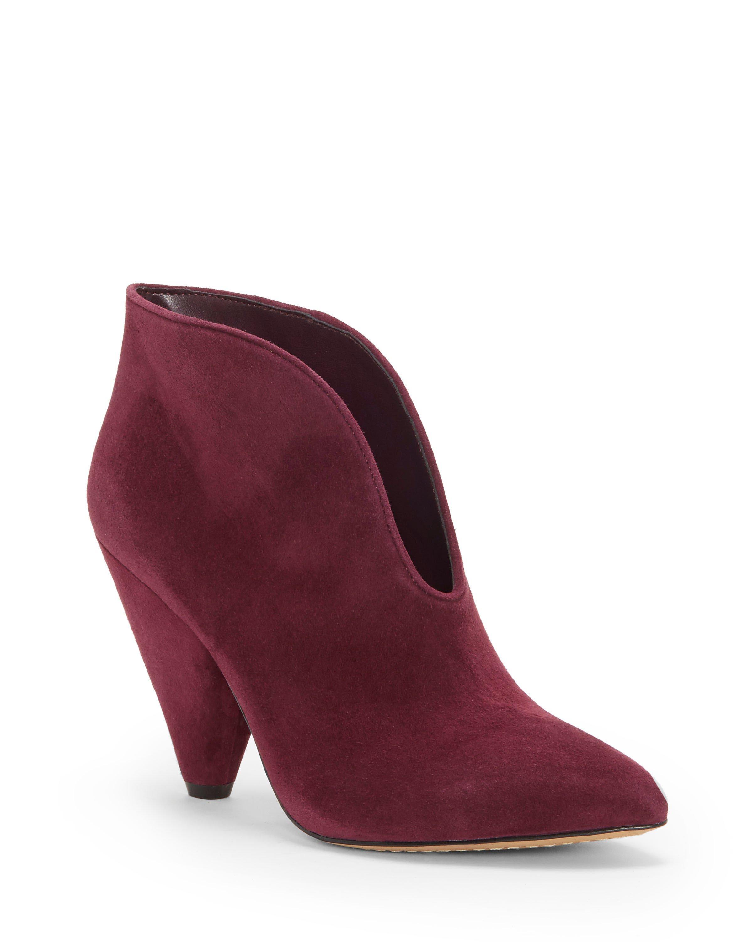 vince camuto cone heel bootie