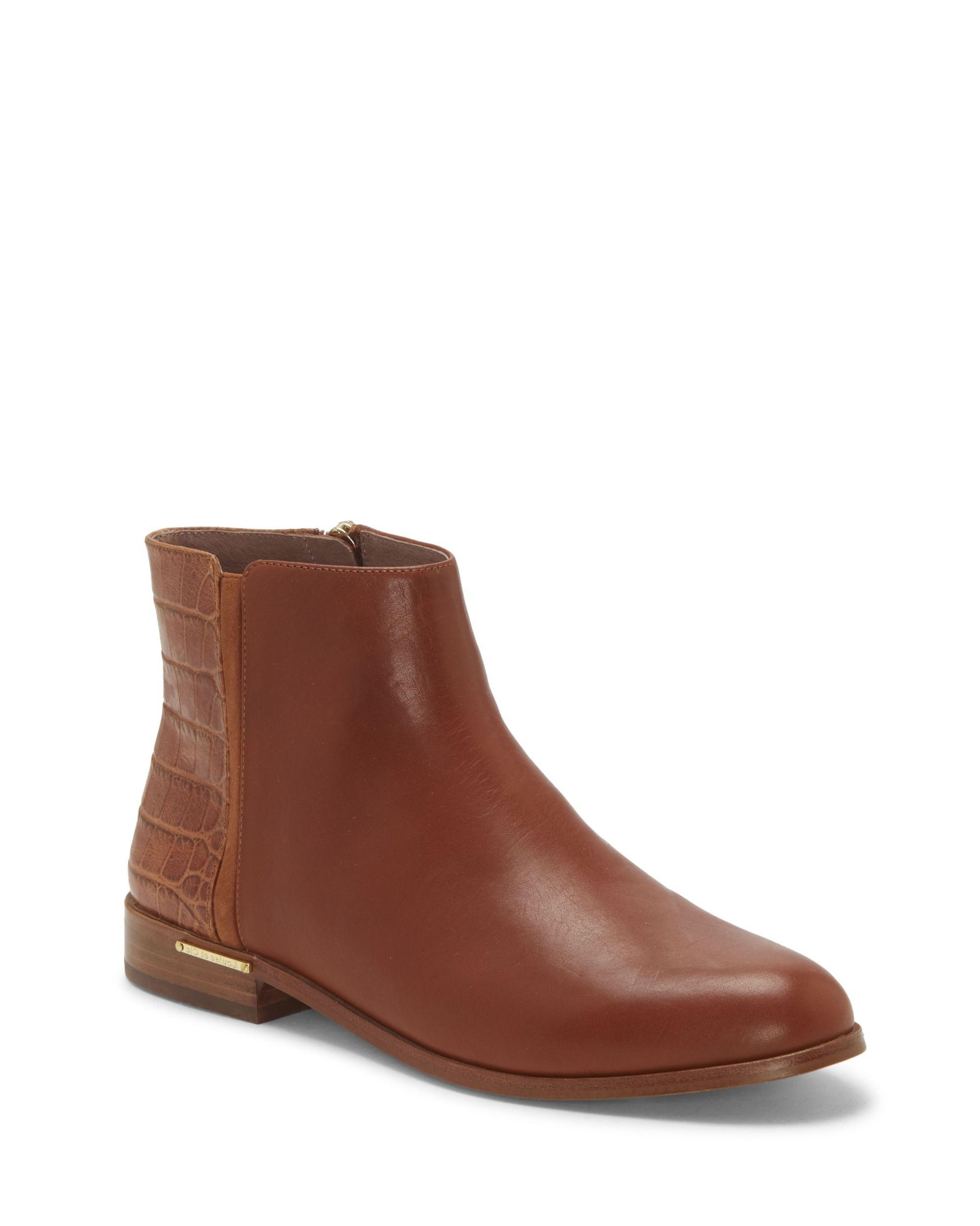 vince camuto flat booties