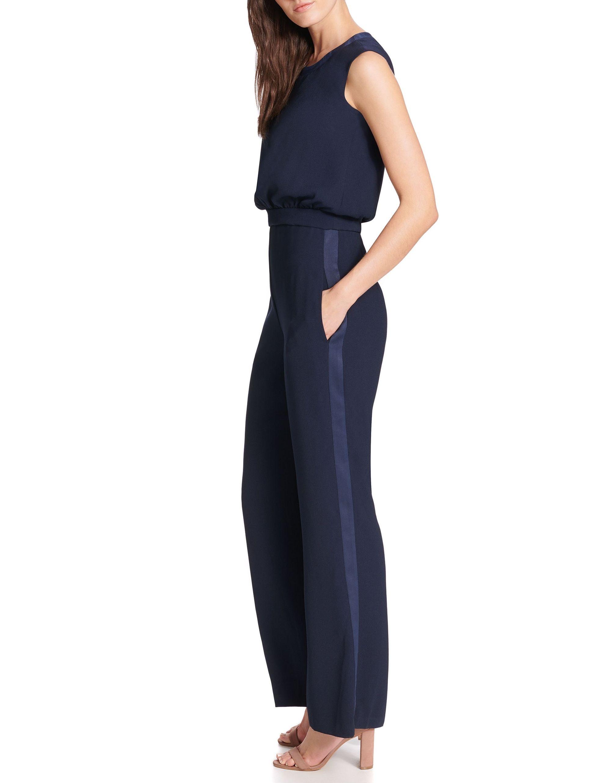 vince tuxedo jumpsuit