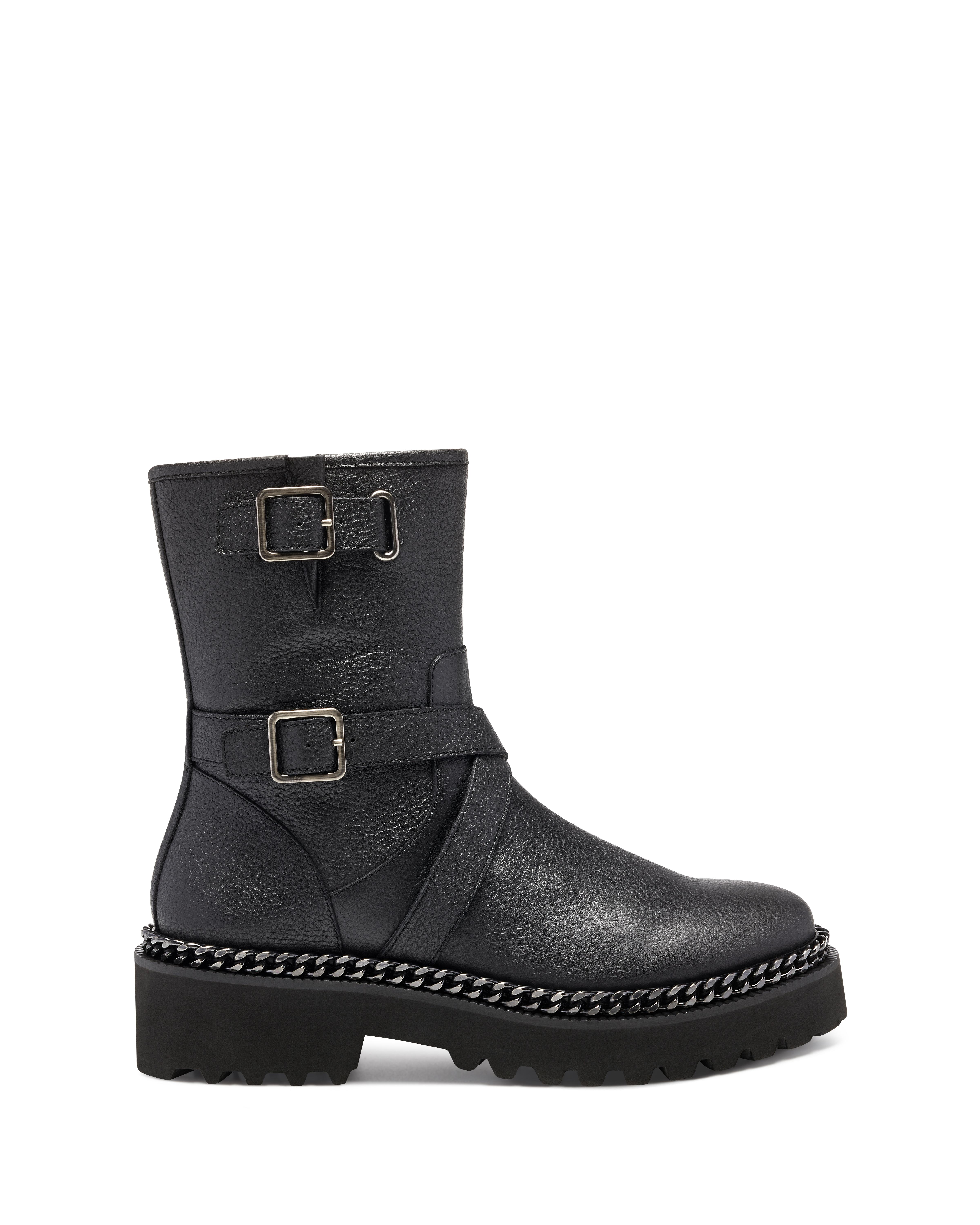 vince camuto wendeema leather moto boot
