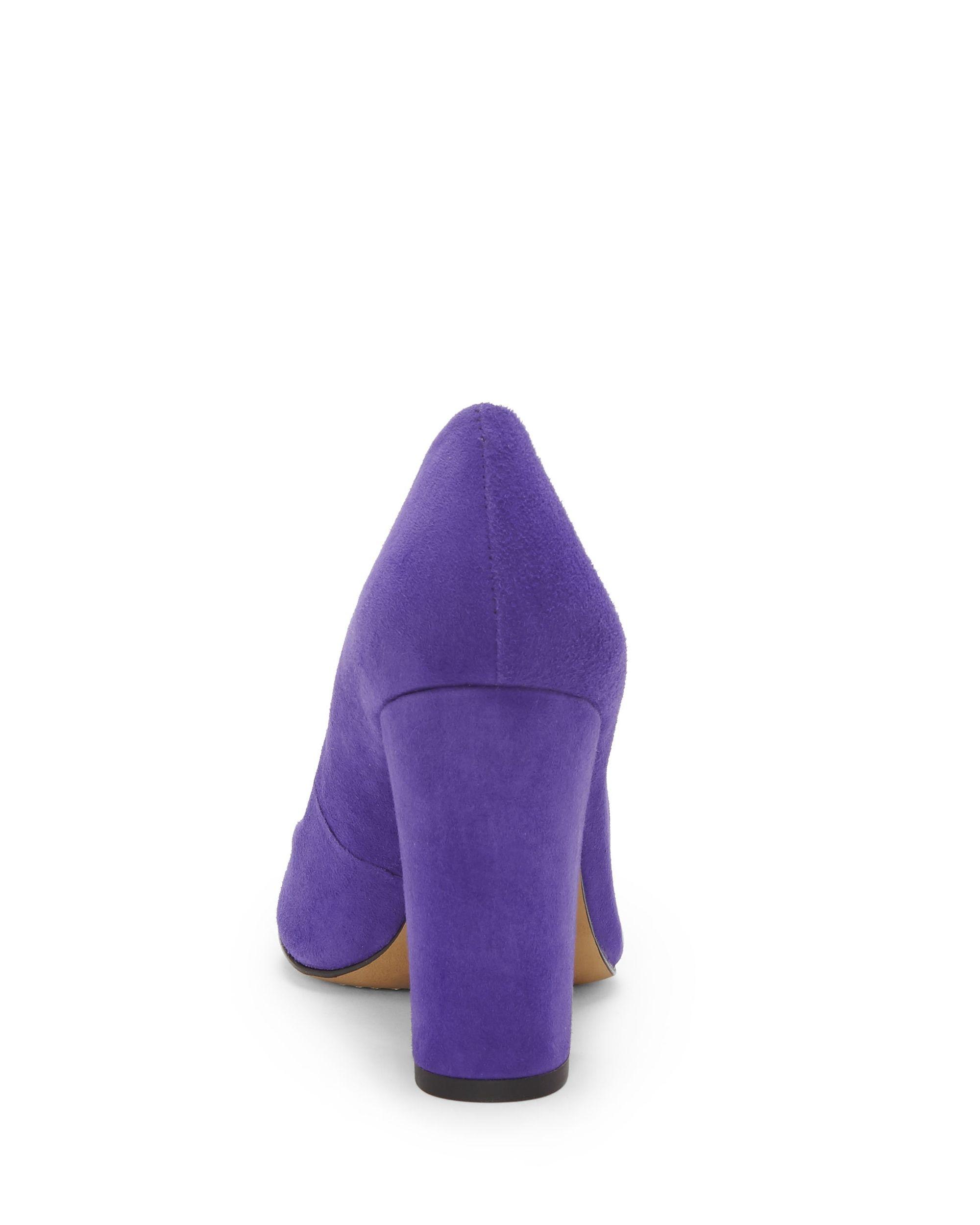 vince camuto purple heels